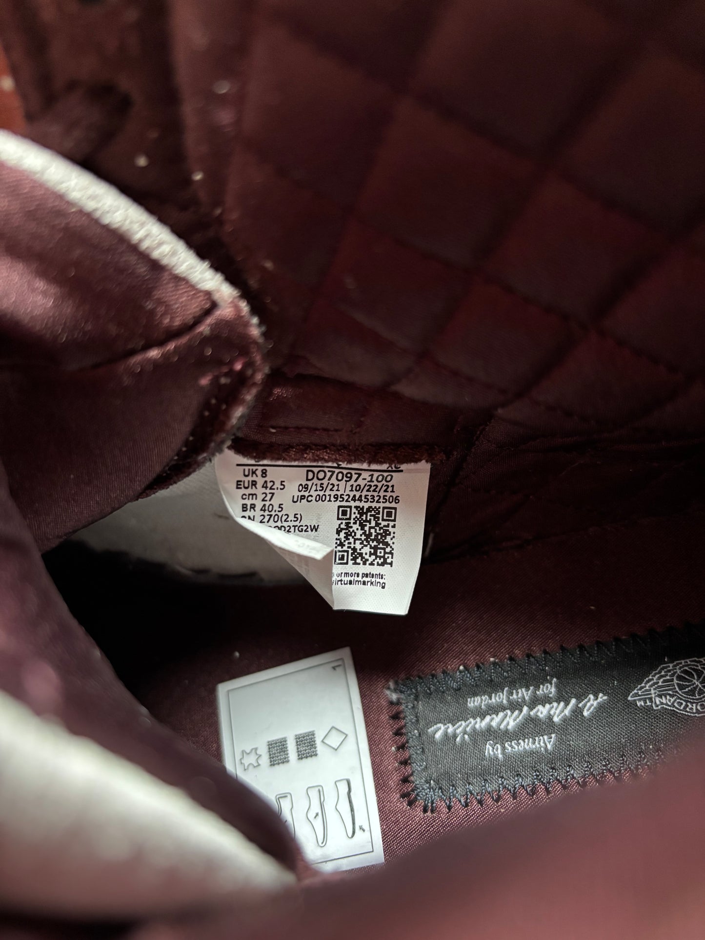 Jordan 1 A Ma Maniere (Taille 42,5)