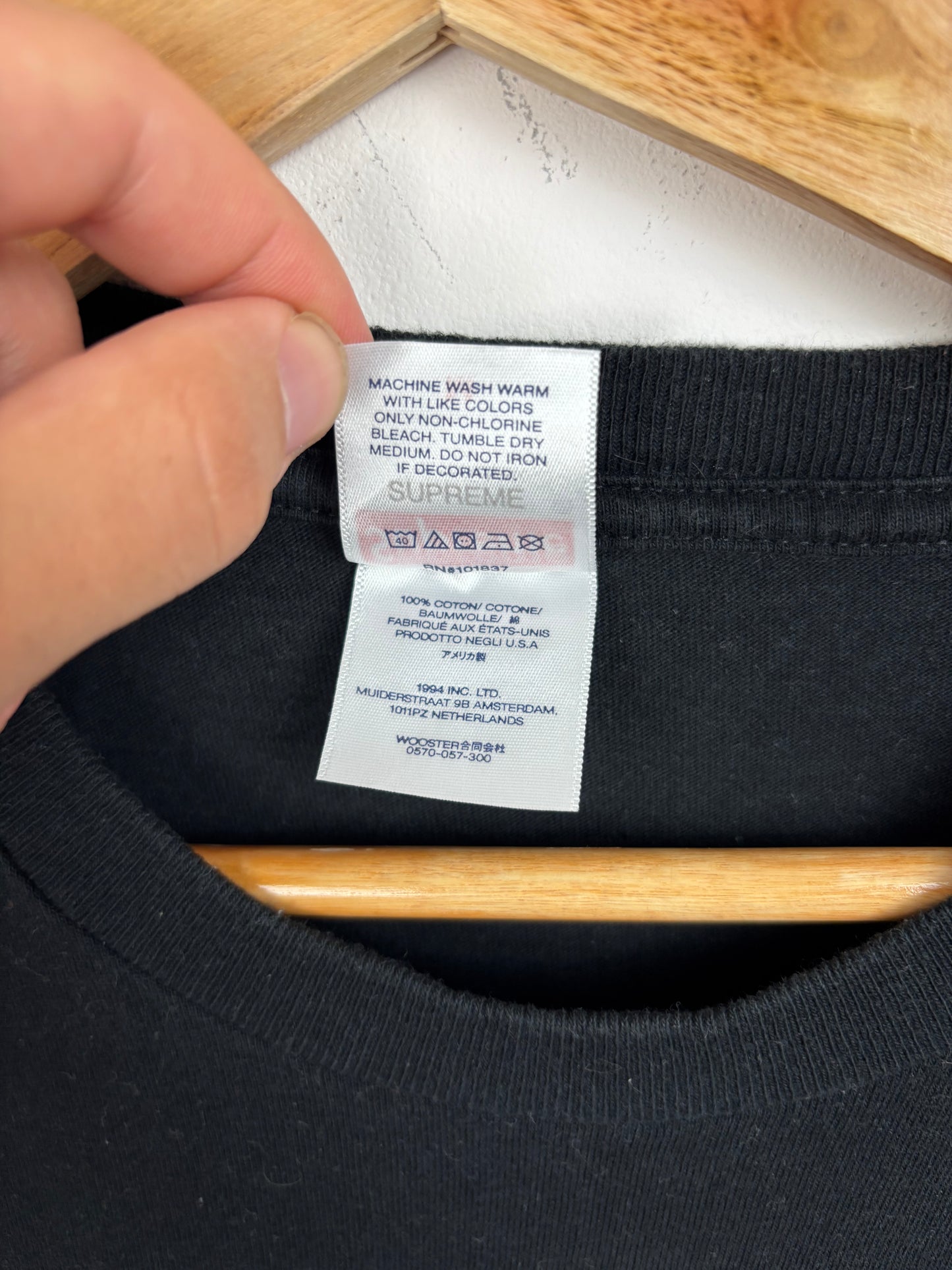 Suprême SS24 Tunnel Tee Noir - M