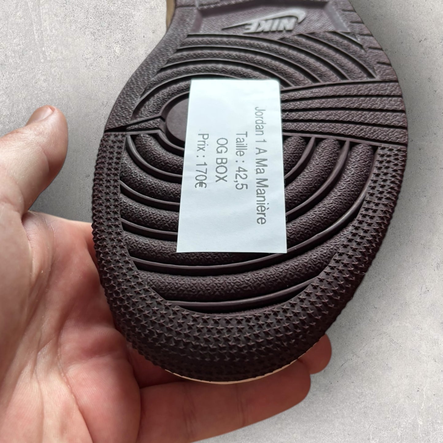 Jordan 1 A Ma Maniere (Taille 42,5)