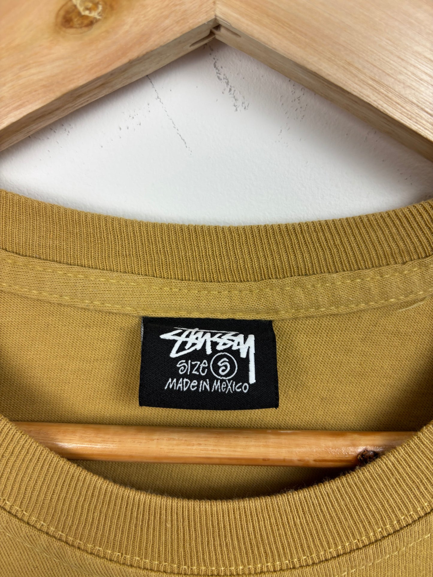 Stüssy Soûl Tee Moutarde - S