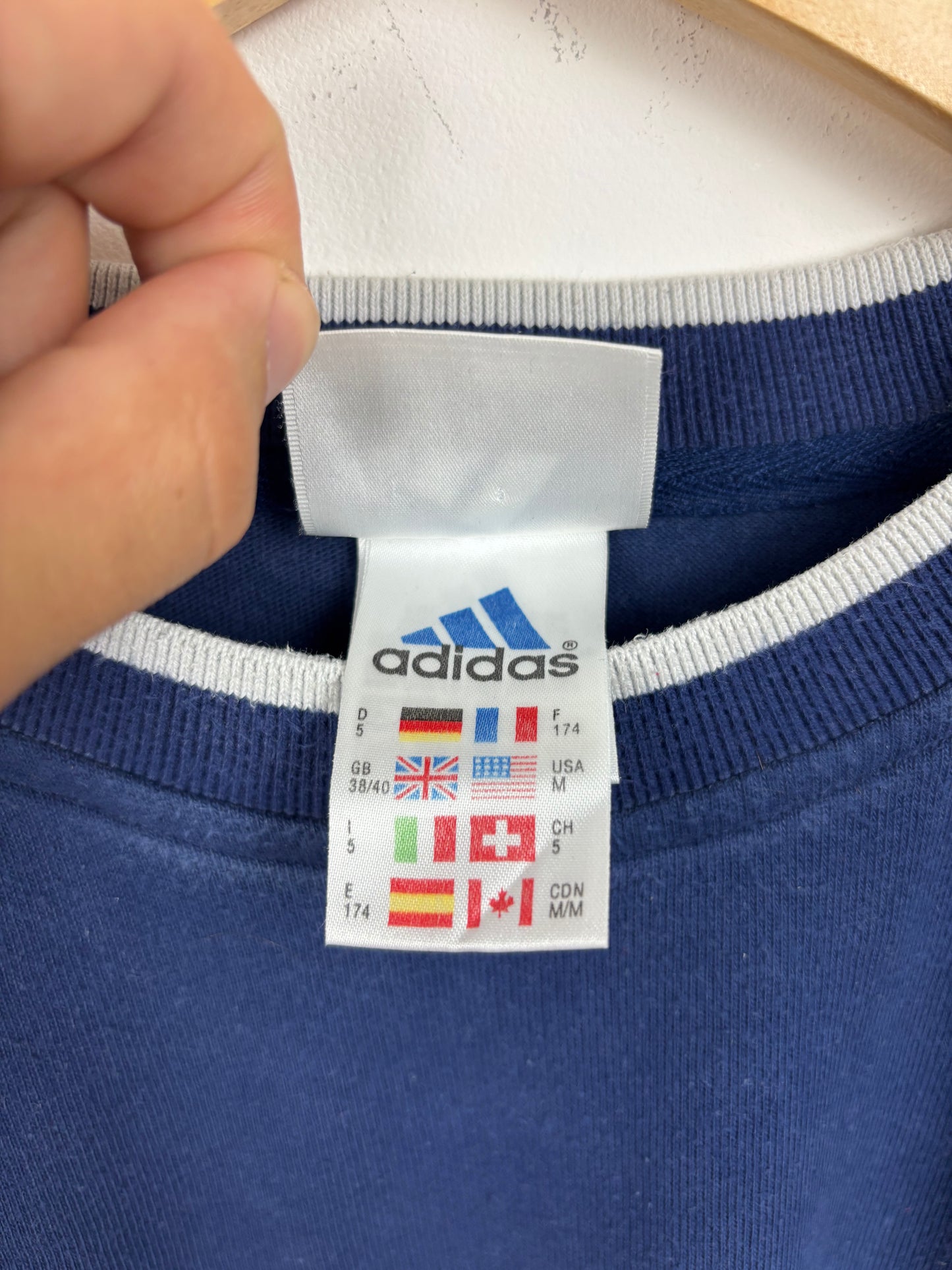 Adidas Crewneck Vintage Bleu Marine - M