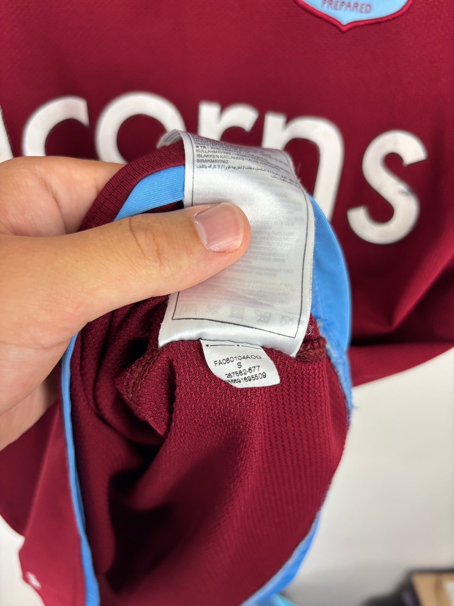 Nike Maillot Aston Villa Domicile 2008 - S