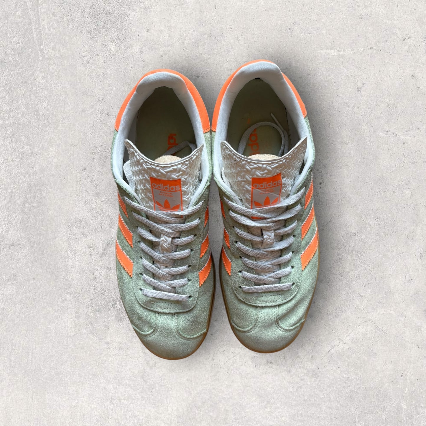 Adidas Gazelle Plate-forme Vert Orange - 40,5