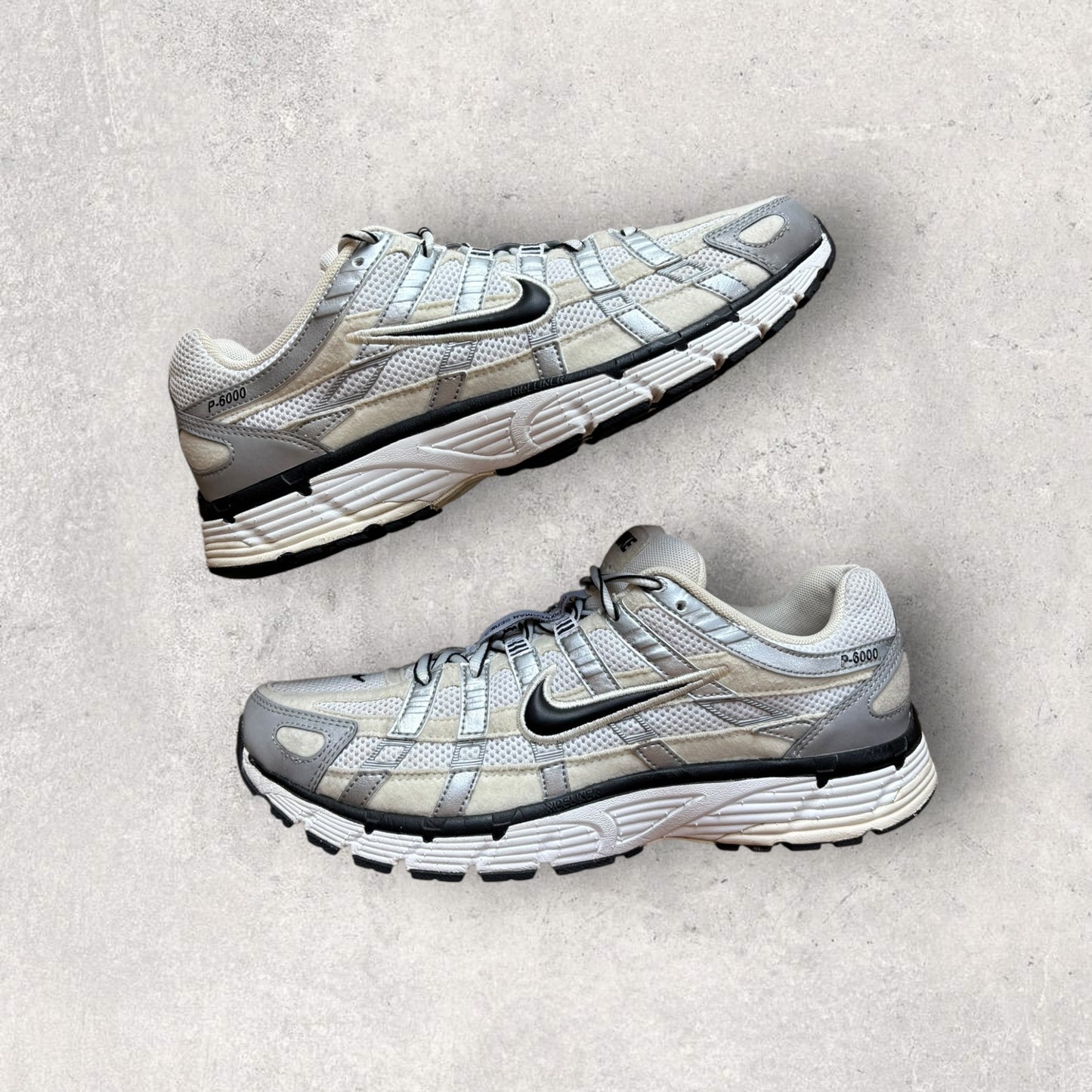 Nike P-6000 Coconut Milk Metallic Silver