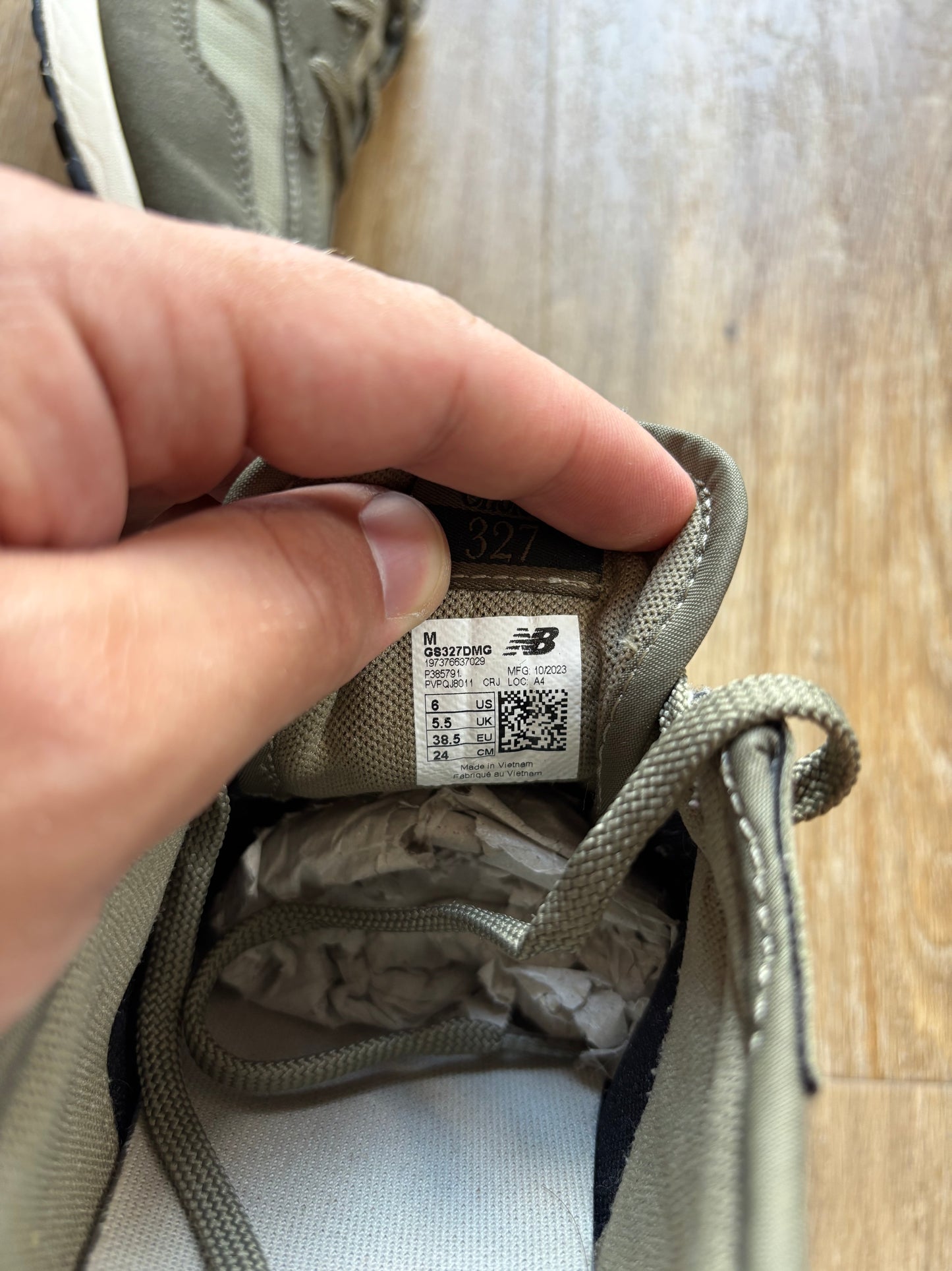 New Balance 327 Convert Green - 38