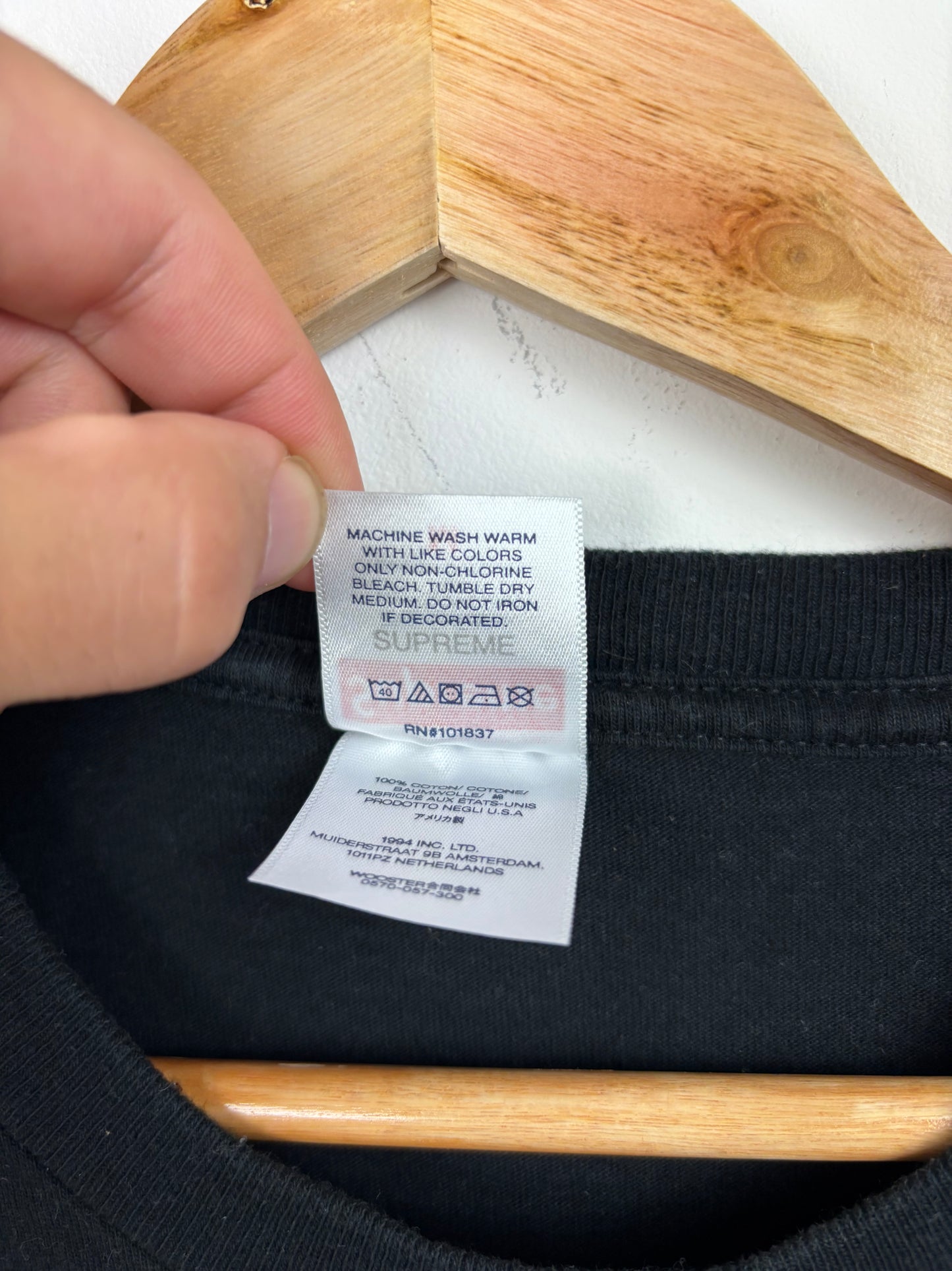 Suprême SS24 Tunnel Tee Noir - M
