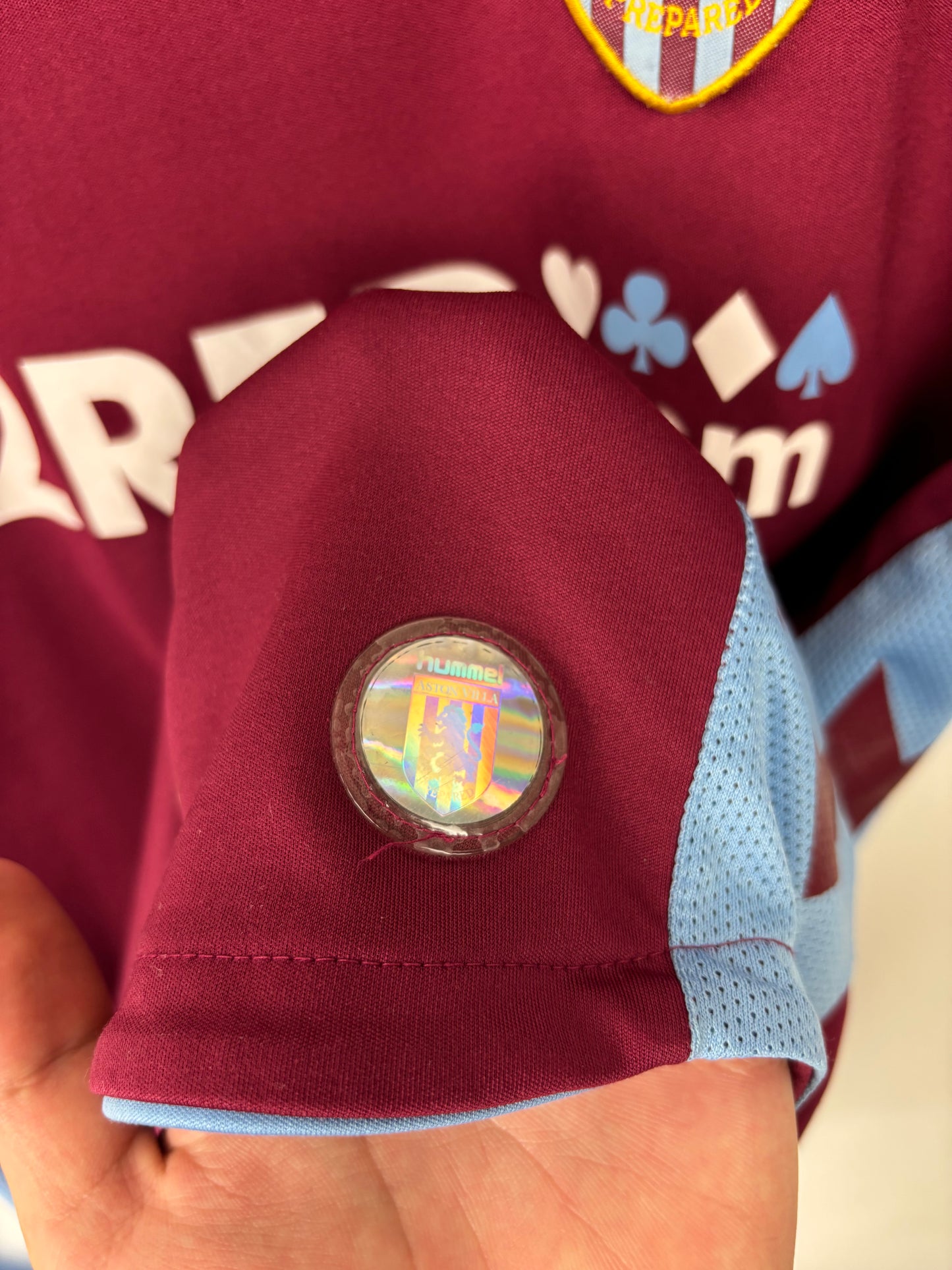 Hummel Maillot Domicile Aston Villa 2006-2007 - S