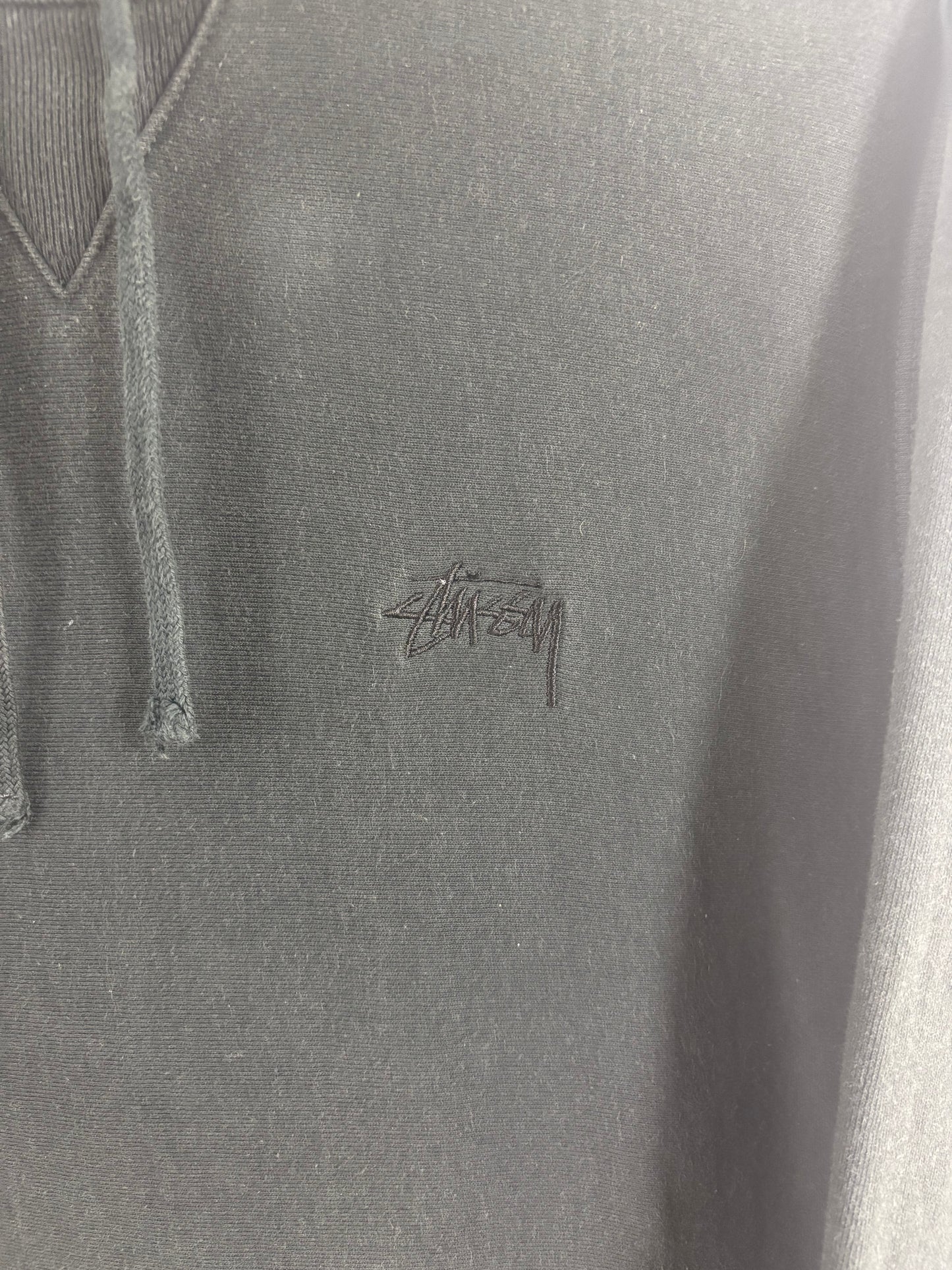 Stussy Sweat à Capuche Logo Brodé - M
