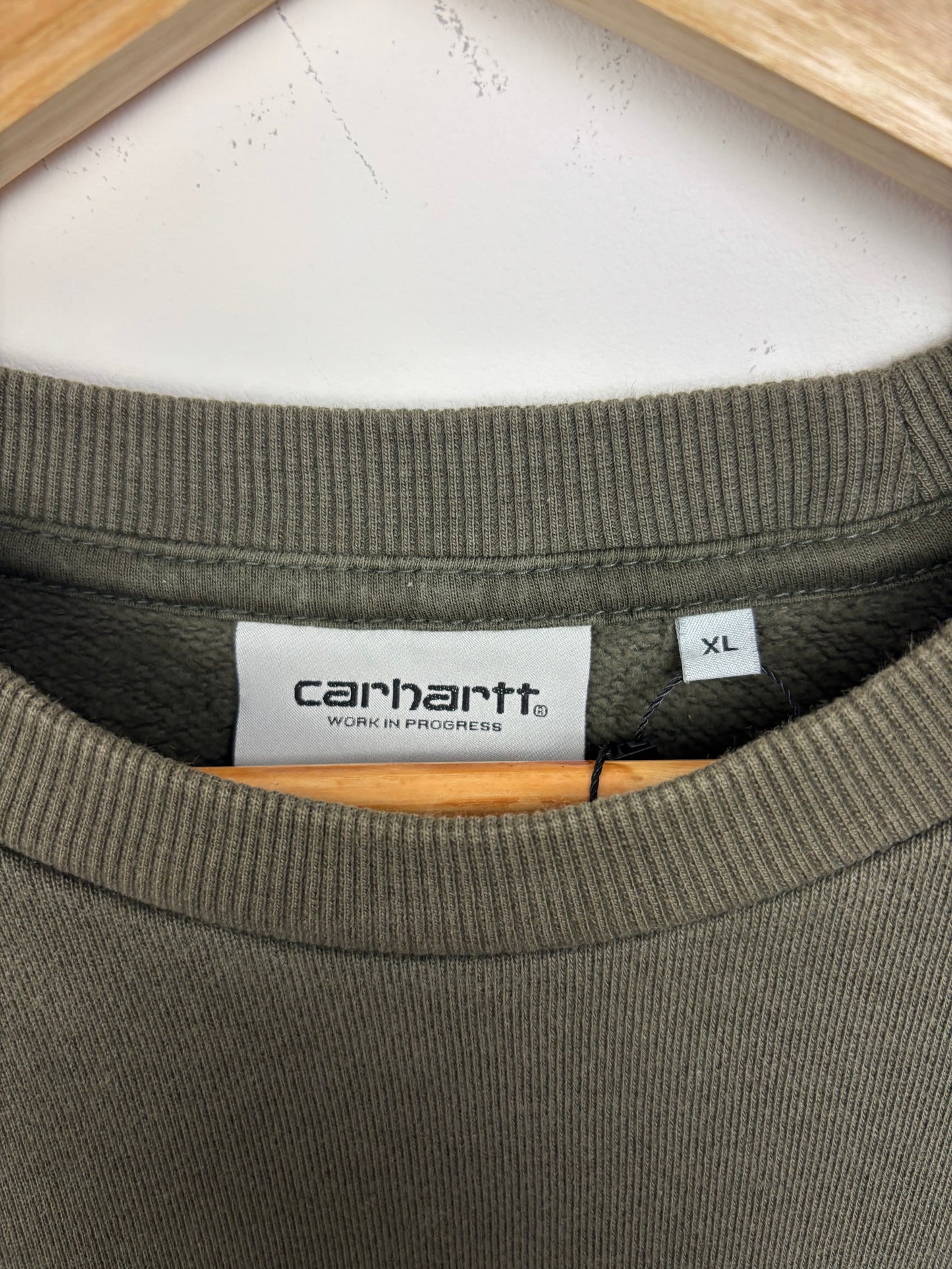 Carhartt Crewneck Marron Logo Brodé - XL