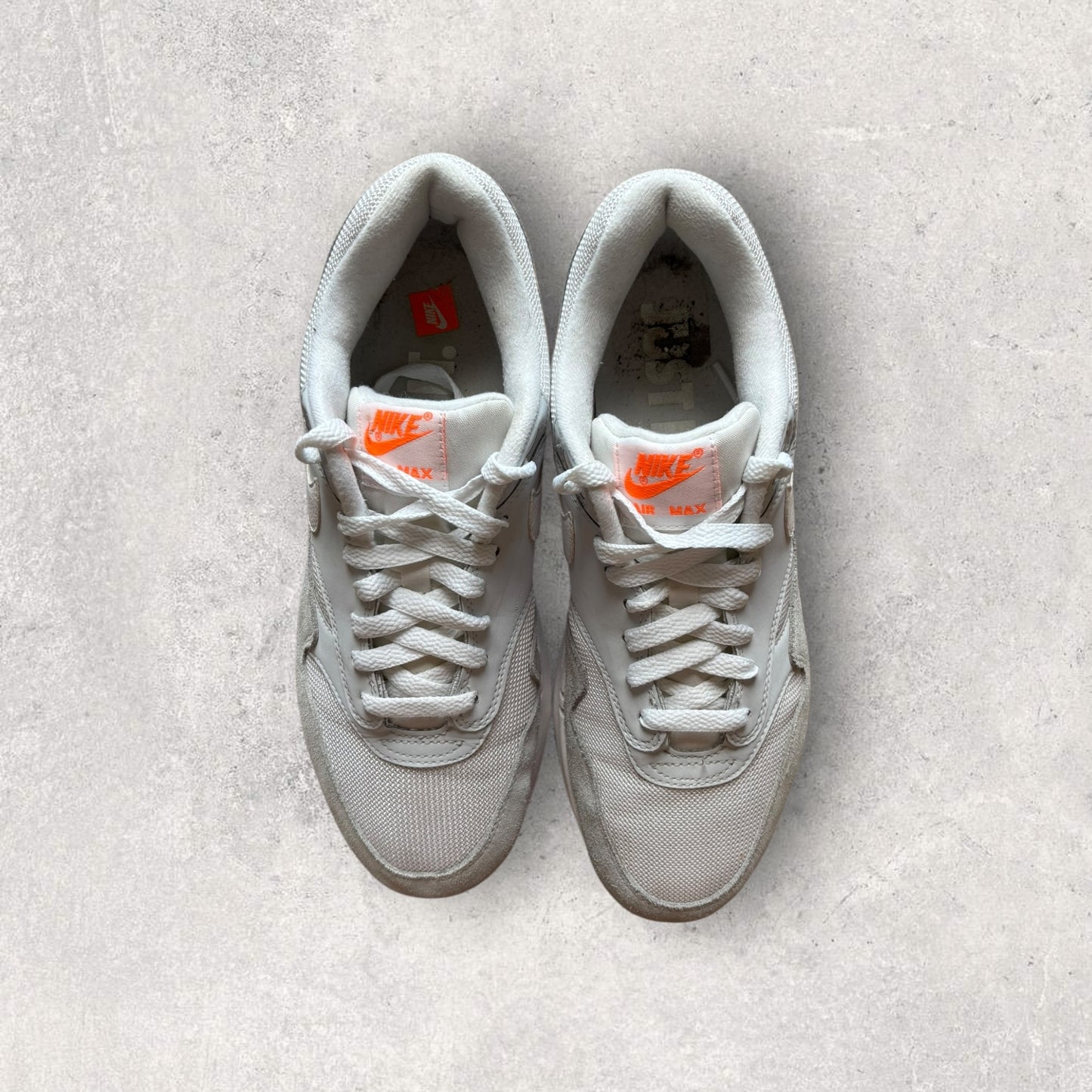 Nike Air Max 1 Orange Platinum Pure (Taille 42)