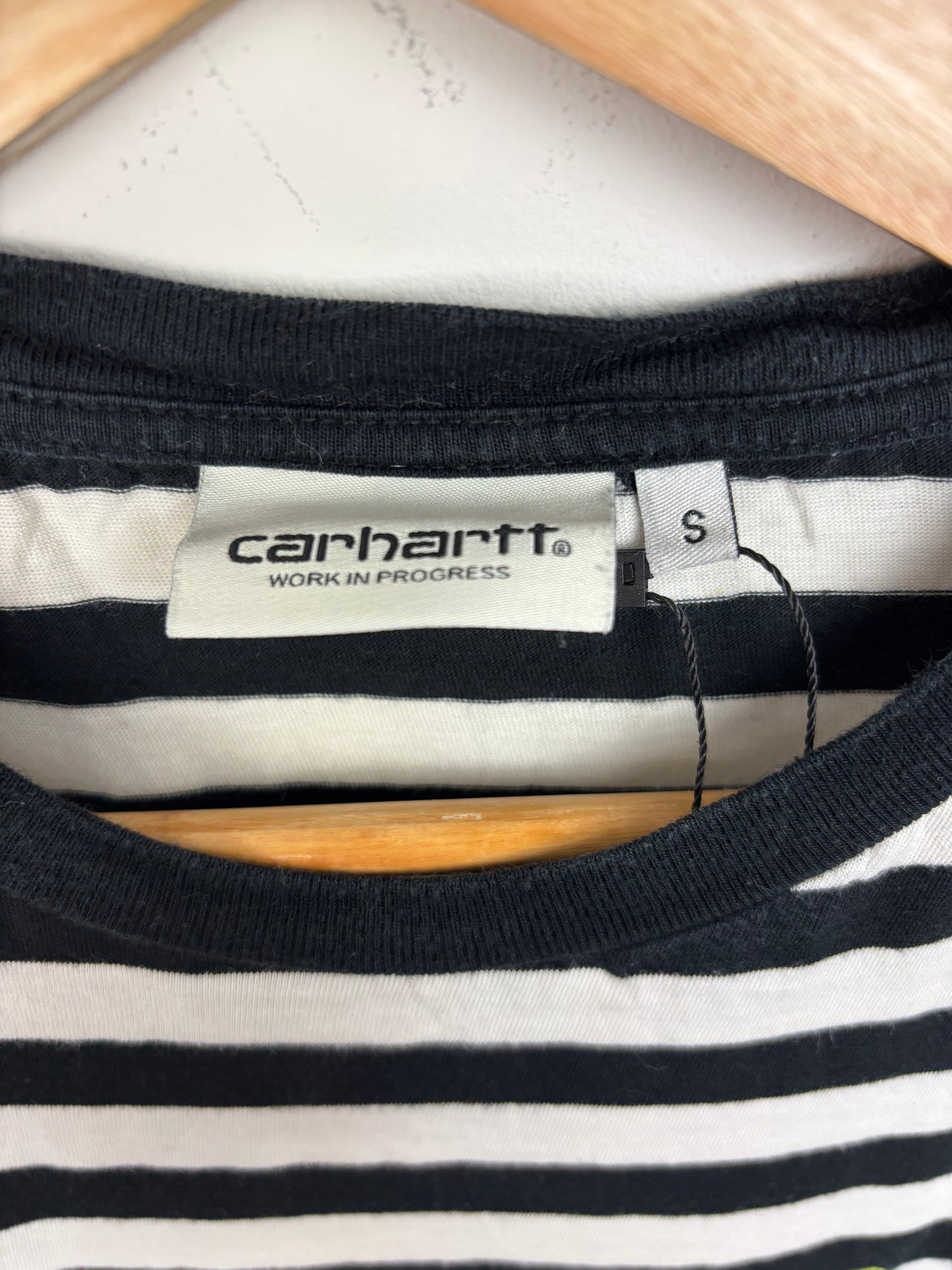 Carhartt Tee Shirt Marinière Femme Logo Brodé - S