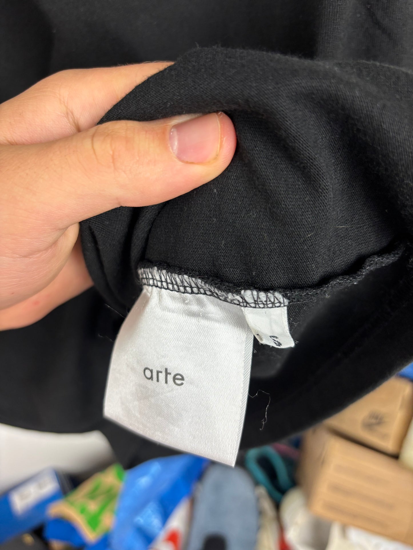 Arte Tee Shirt Noir Logo Dos - S