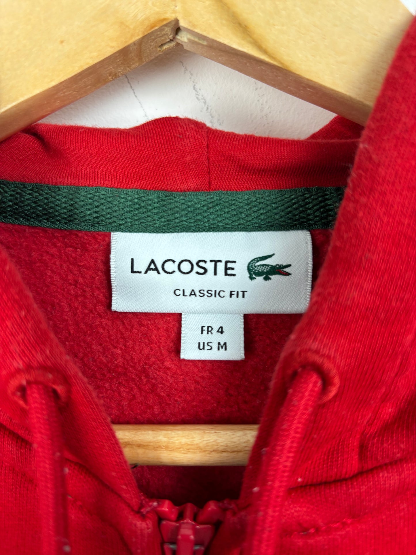 Lacoste Veste Zip Rouge - M