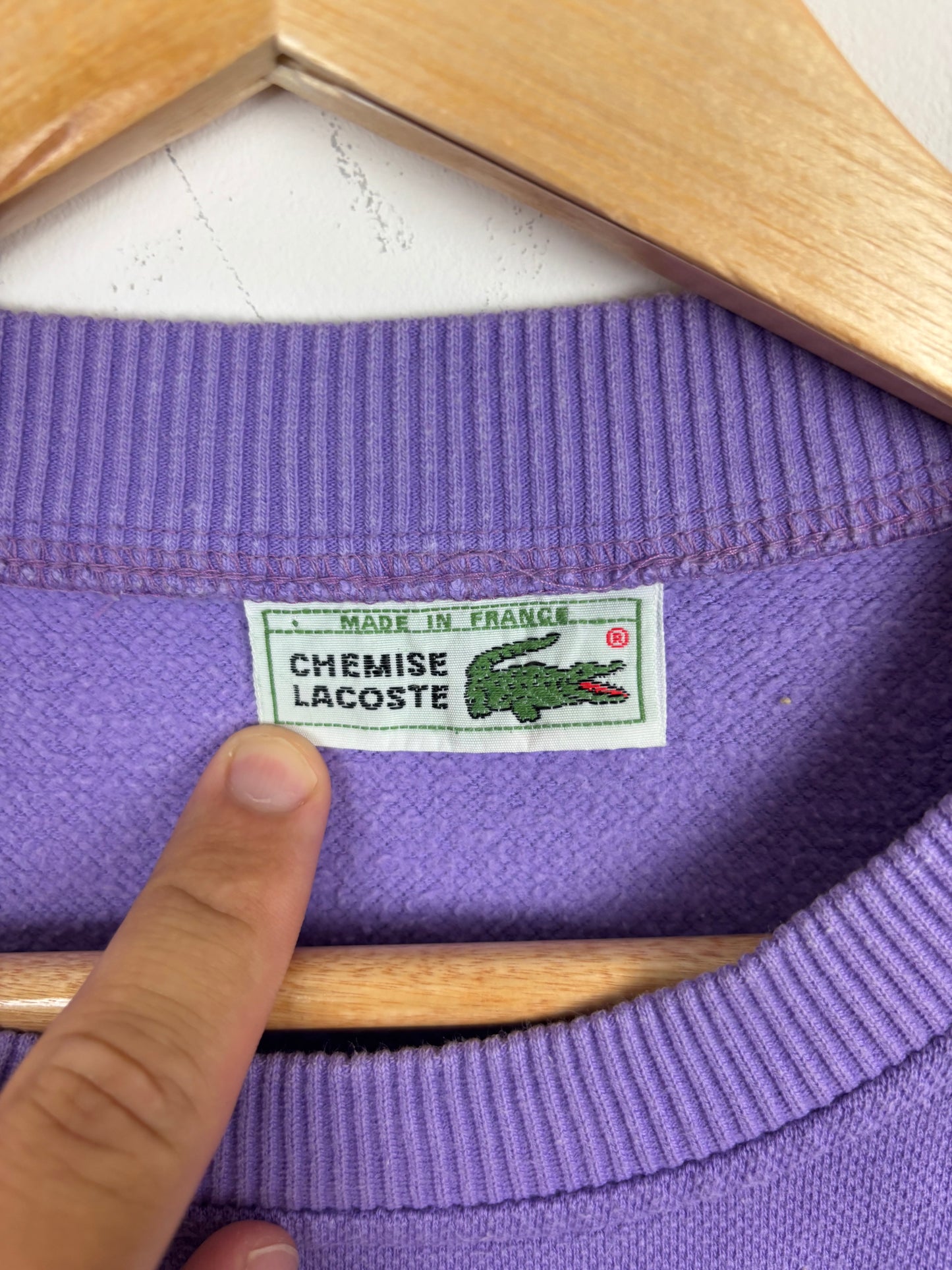 Lacoste Crewneck Vintage Violet - M