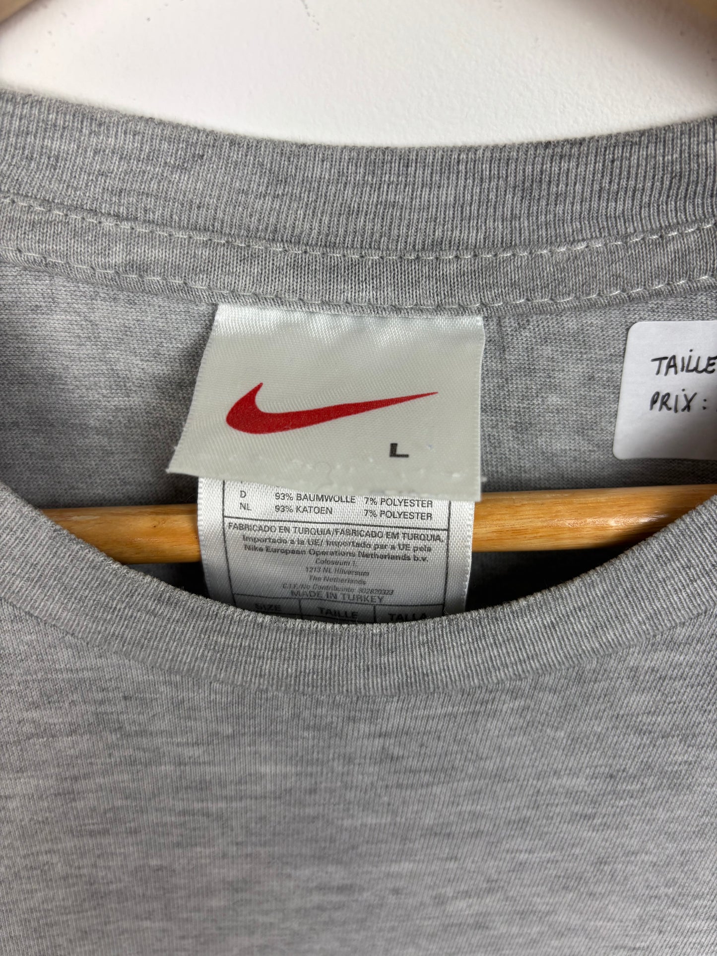 Nike Tee Shirt Vintage Gris - L