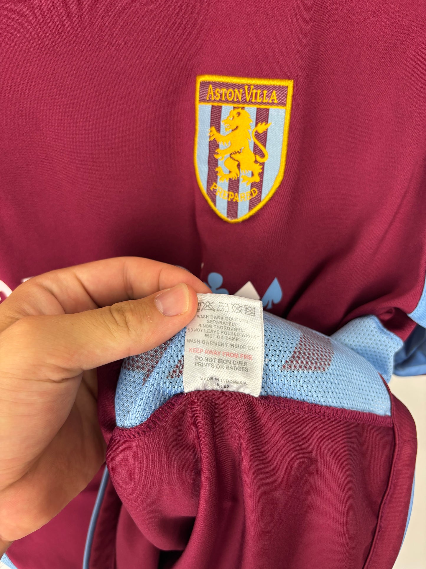 Hummel Maillot Domicile Aston Villa 2006-2007 - S