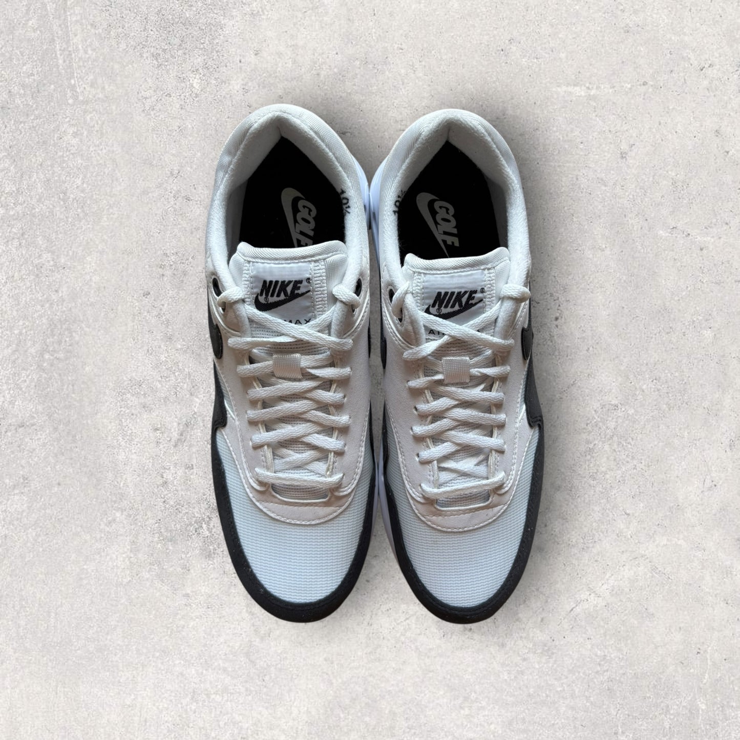 Nike Air Max 1 Golf Noir Blanc - 44,5