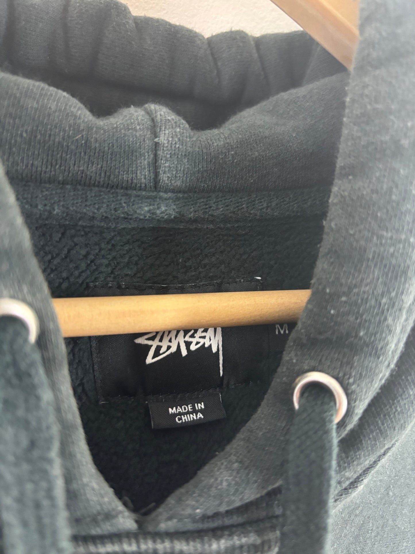 Stussy Sweat à Capuche Logo Brodé - M
