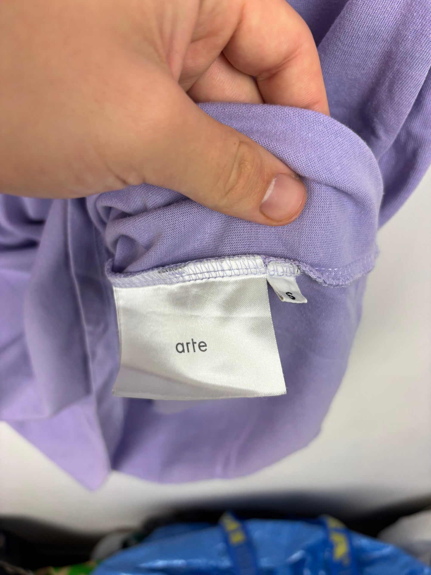 Arte Tee Shirt Violet Logo Brodé - S