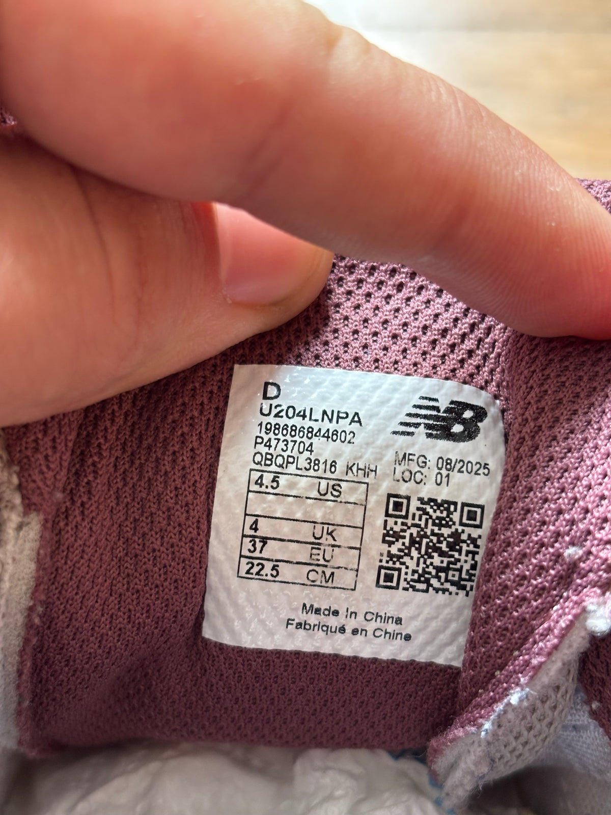 New Balance 204L Bleu Marine Bordeaux | Sneakers Vintage - 37