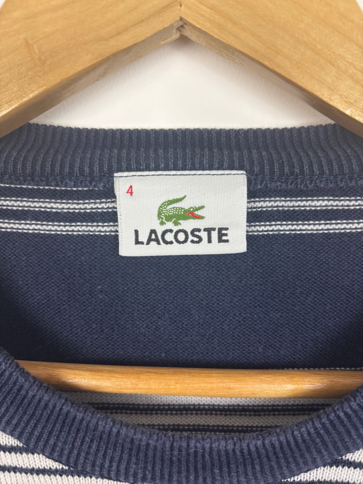 Lacoste Pull Marinière - M