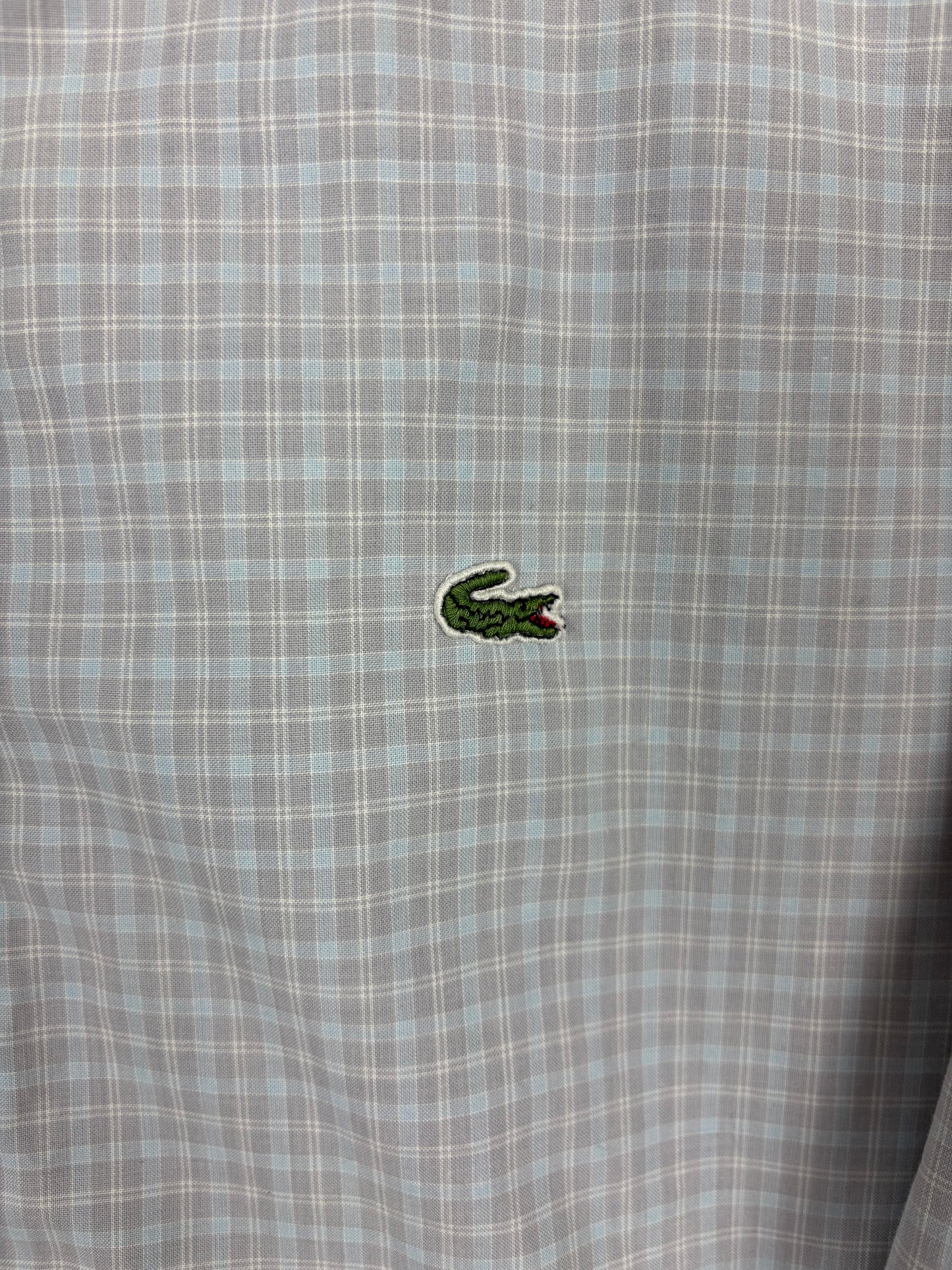 Lacoste Manteau à carreau Vintage - M