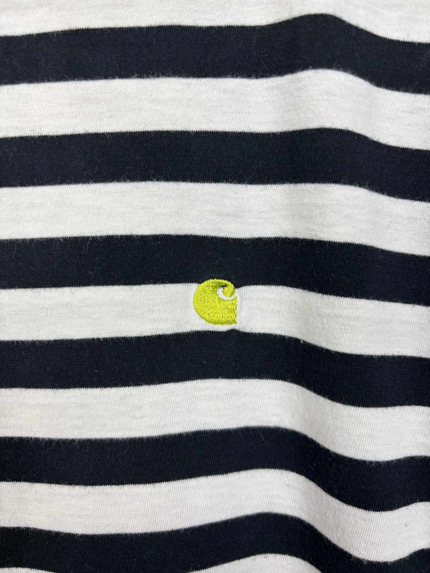 Carhartt Tee Shirt Marinière Femme Logo Brodé - S