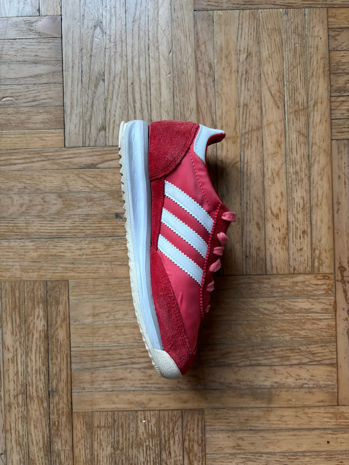 Adidas SL72 Rose Rouge Blanc | Sneakers Vintage - 36
