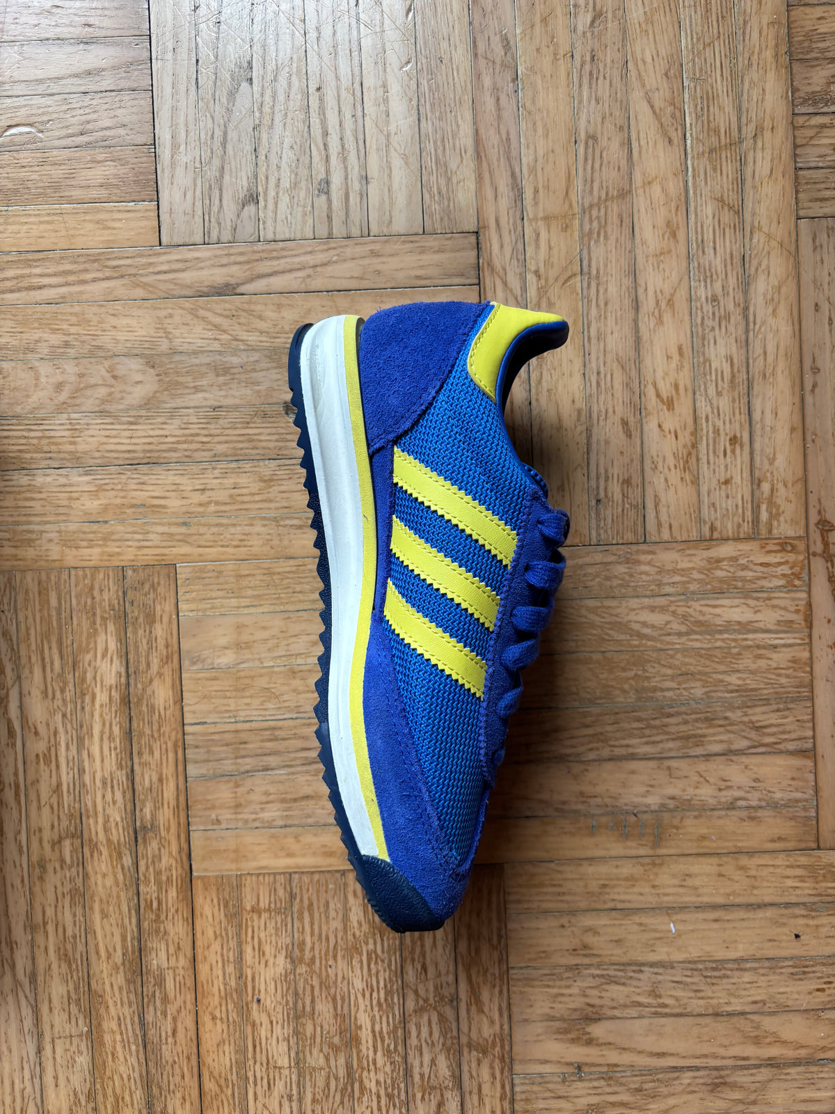 Adidas SL 72 Bleu Royal Jaune | Baskets Rétro Vintage - 36