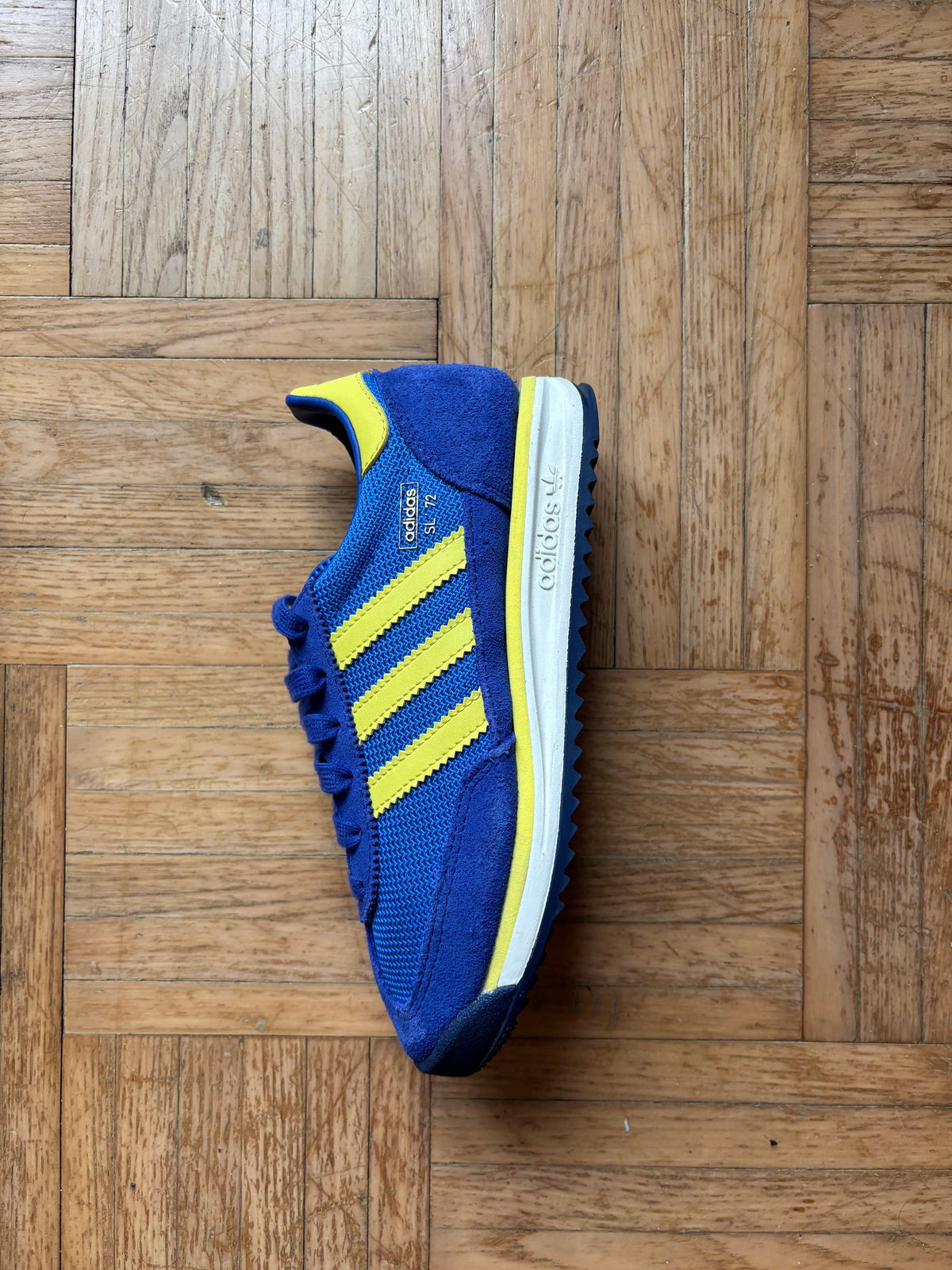 Adidas SL 72 Bleu Royal Jaune | Baskets Rétro Vintage - 36