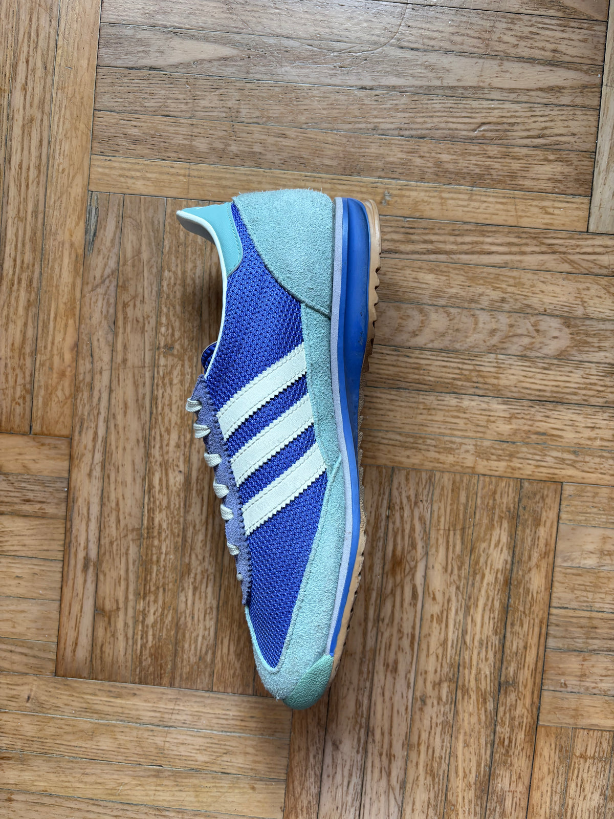 Adidas SL72 Violet Bleu Clair Blanc | Sneakers Vintage - 38