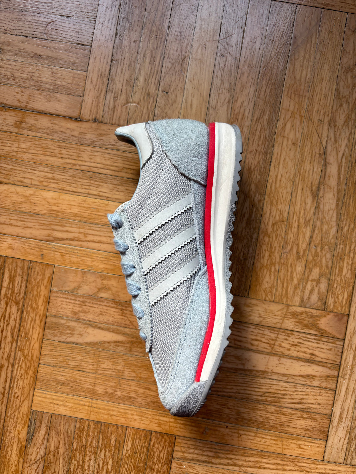 Adidas SL 72 Bleu Clair Blanc Rouge | Baskets Rétro