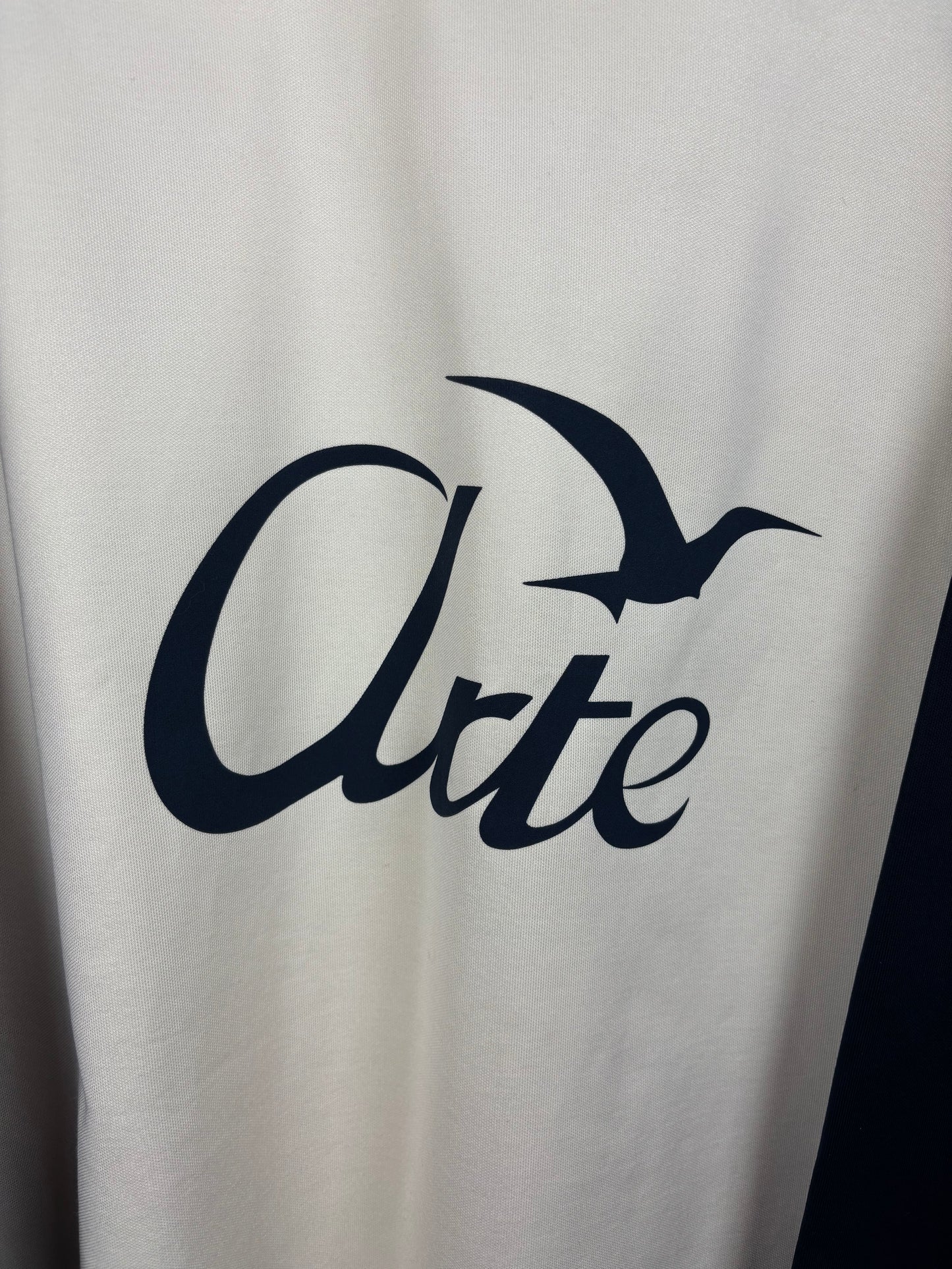 Arte Tee Shirt Manches Longues Bleu Marine Blanc - L