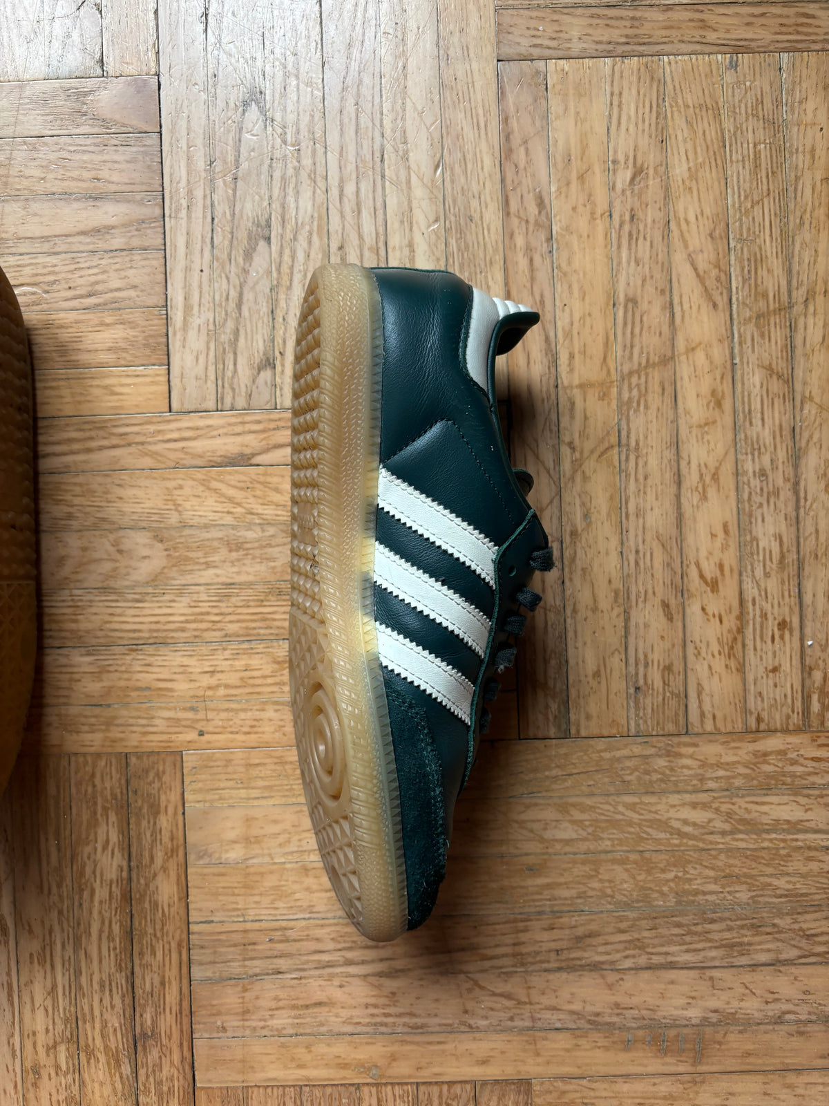 Adidas Samba OG Vert Foncé Blanc | Baskets Rétro - 36.5