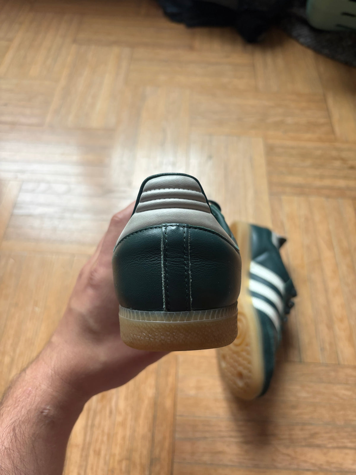 Adidas Samba OG Vert Foncé Blanc | Baskets Rétro - 36.5