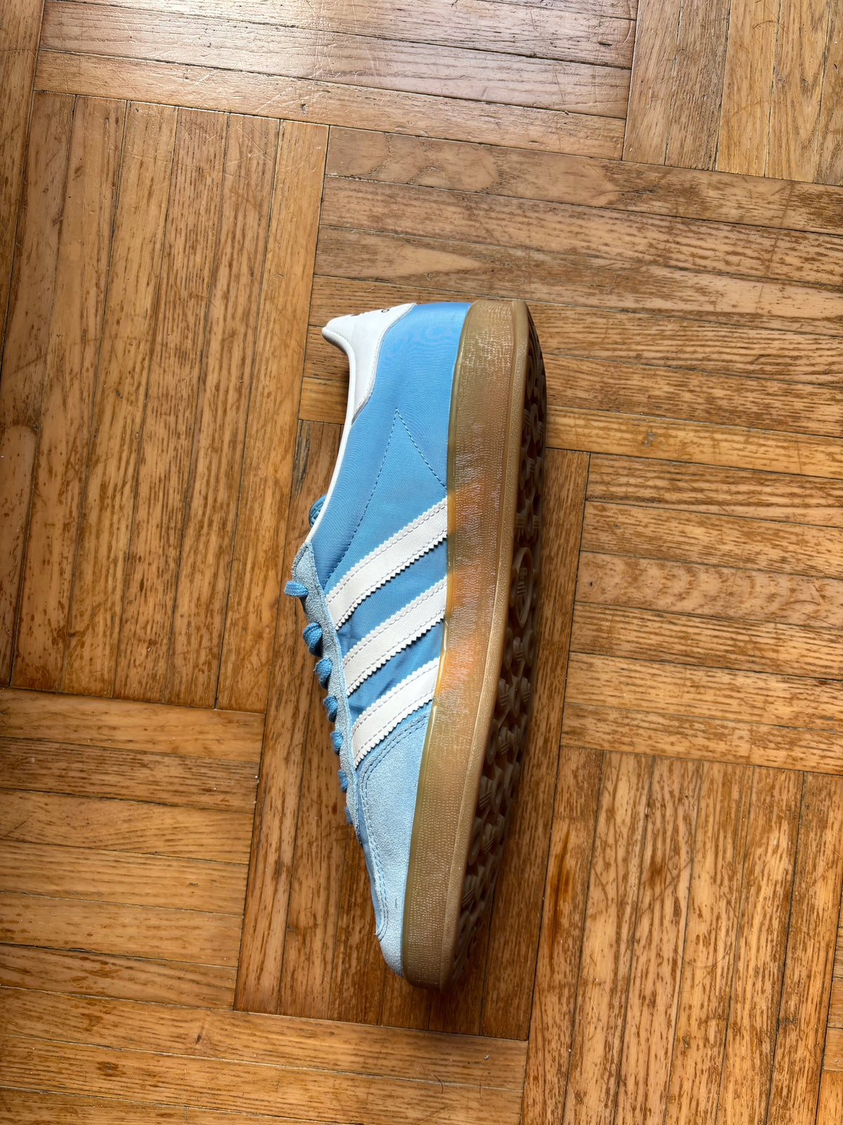 Adidas Gazelle Indoor Bleu Ciel Blanc | Baskets Rétro - 43