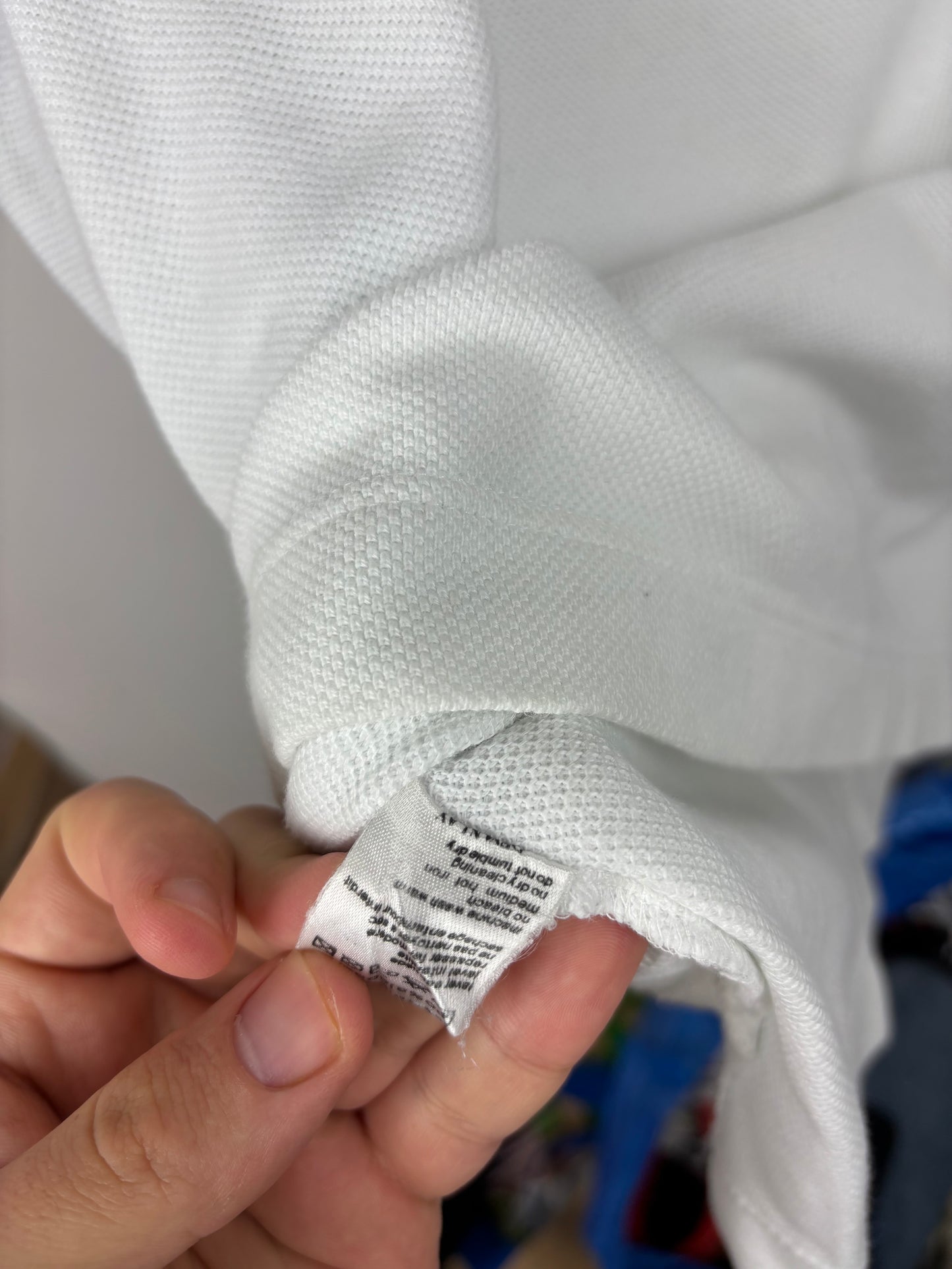 Lacoste Sweat Col V Logo Brodé - M