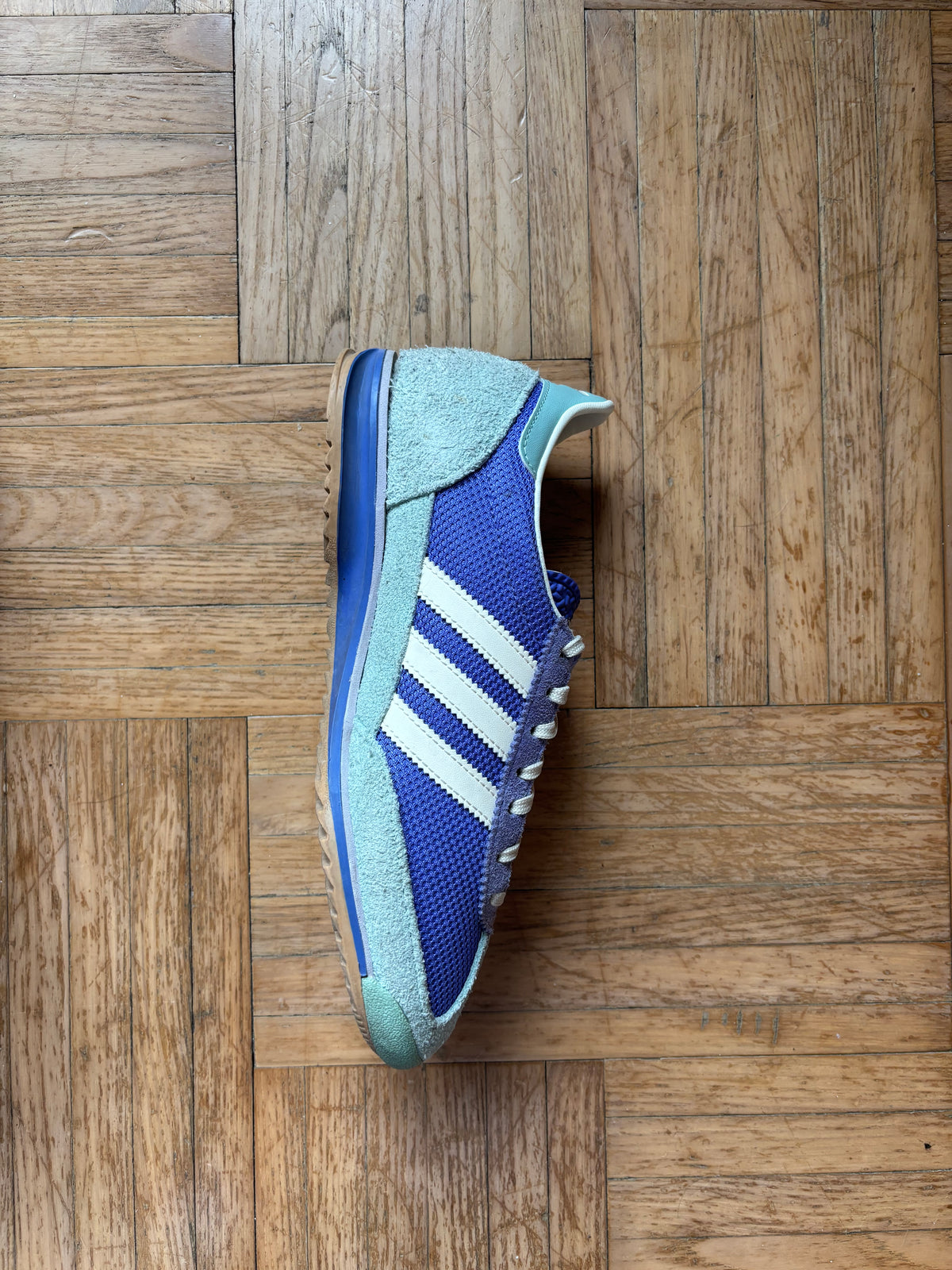 Adidas SL72 Violet Bleu Clair Blanc | Sneakers Vintage - 38