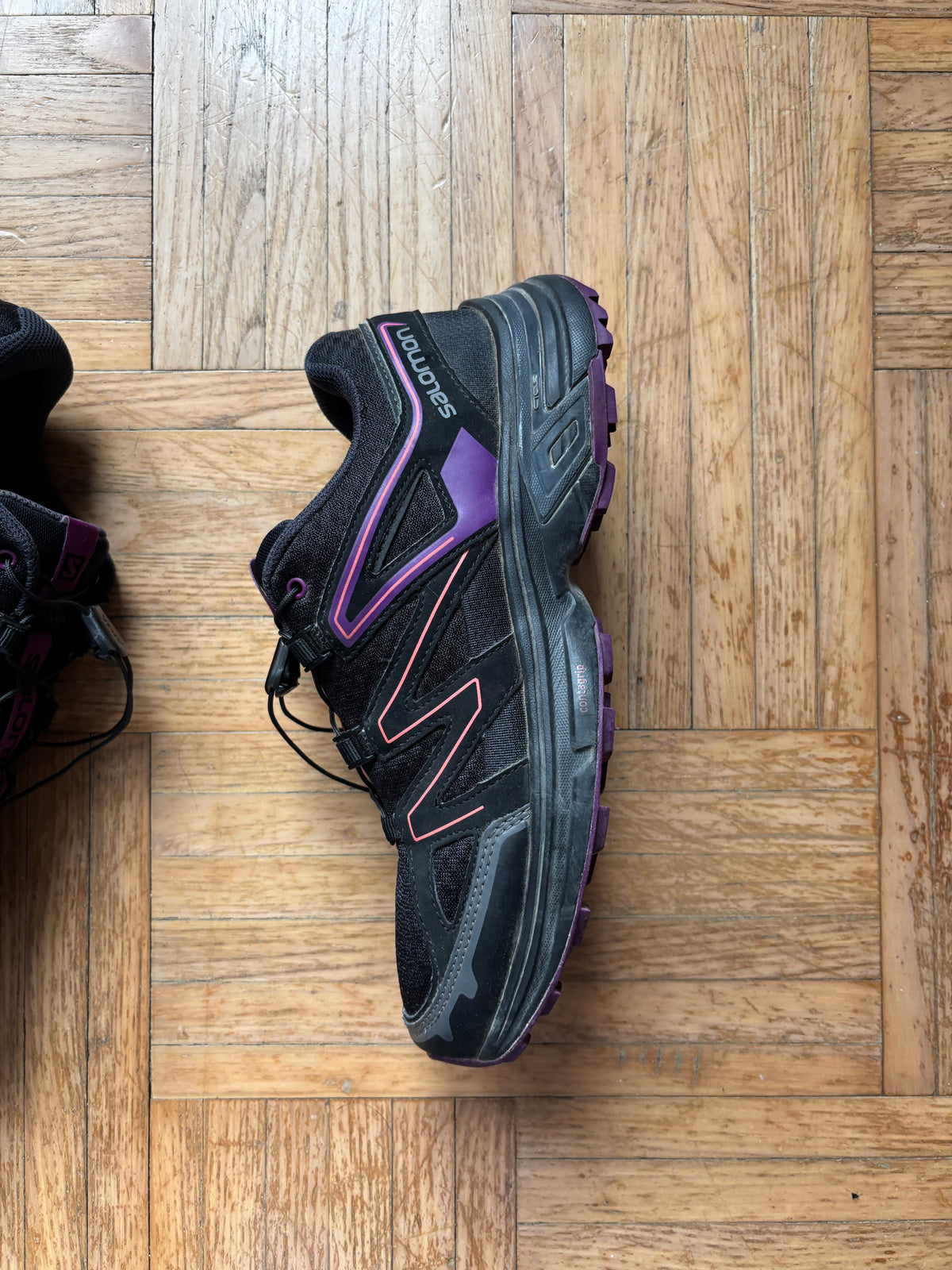 Salomon XT-Wings Noir Violet Rose | Chaussures Trail - 39