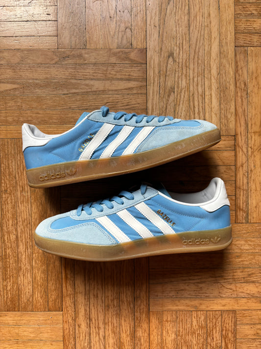 Adidas Gazelle Indoor Bleu Ciel Blanc | Baskets Rétro - 43