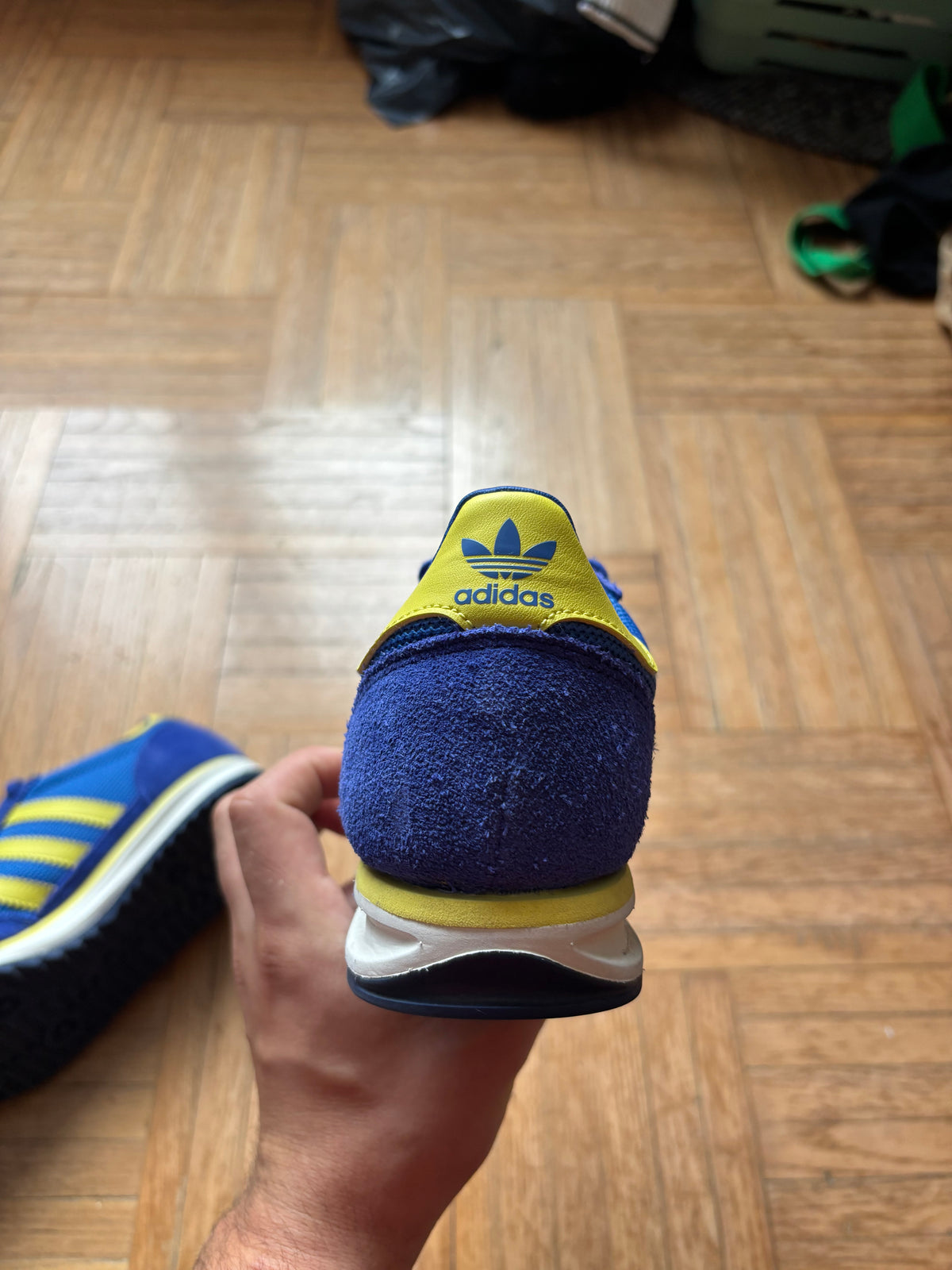 Adidas SL 72 Bleu Royal Jaune | Baskets Rétro Vintage - 36
