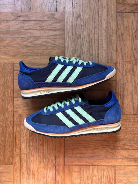 Adidas SL 72 Bleu Marine Vert Menthe | Baskets Rétro - 36.5