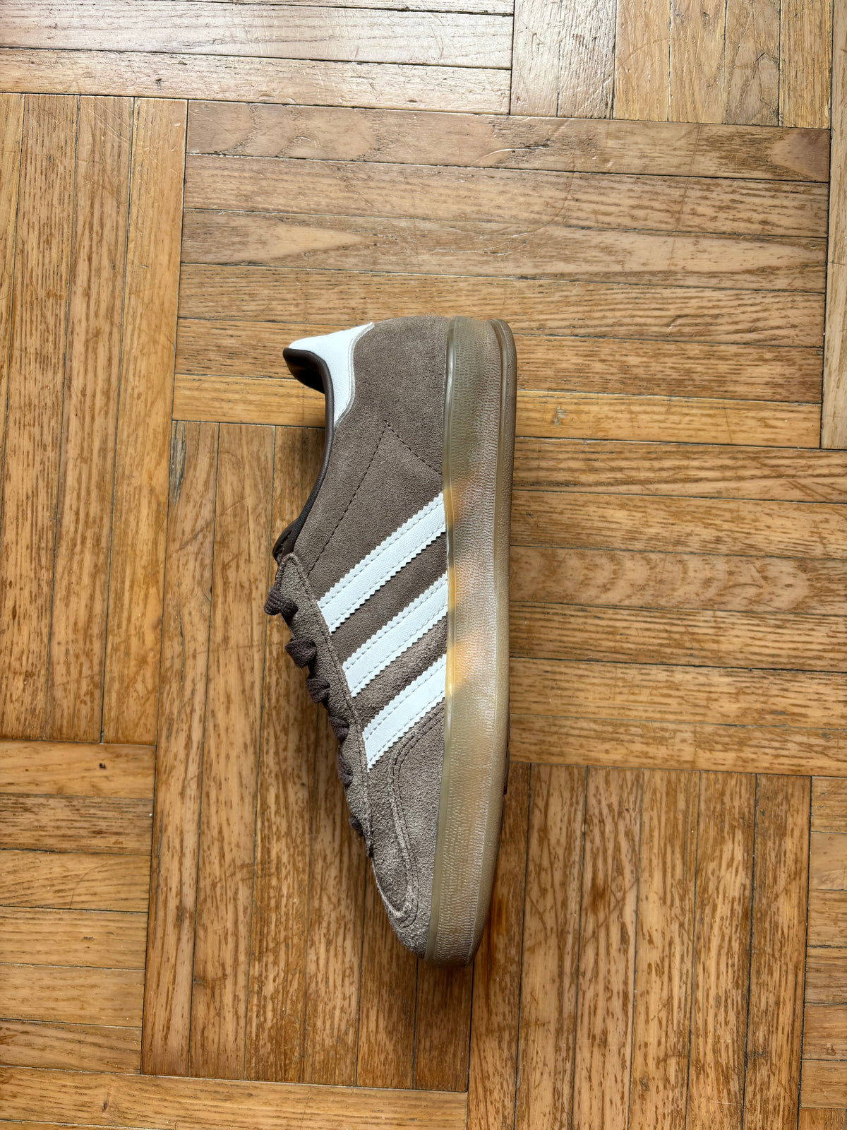 Adidas Gazelle Marron Blanc | Sneakers Vintage - 36
