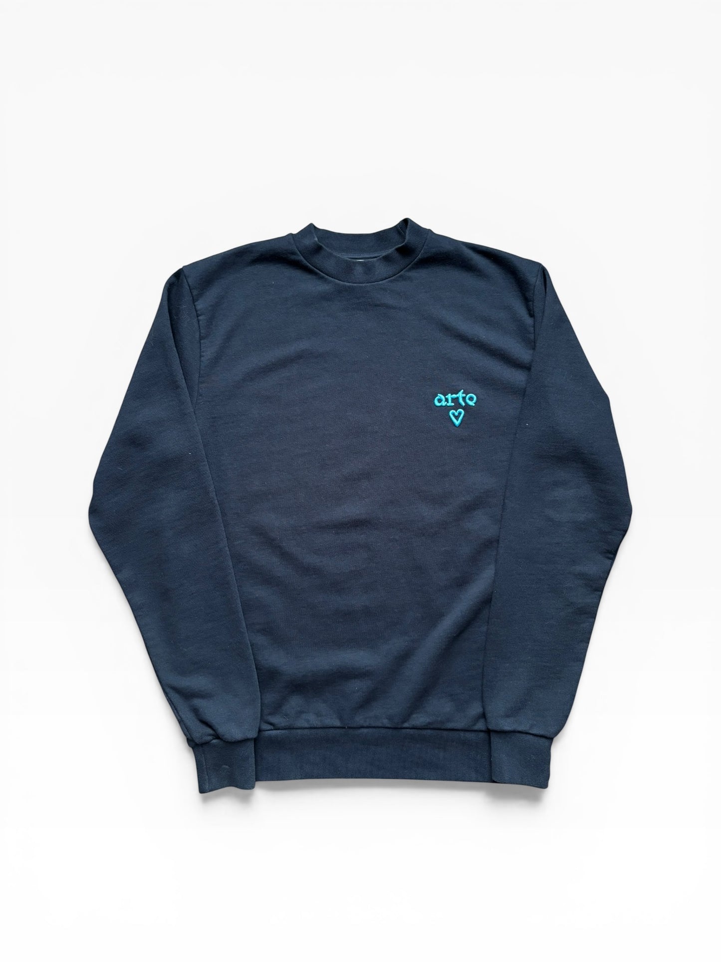 Sweat Arte Logo brodé bleu