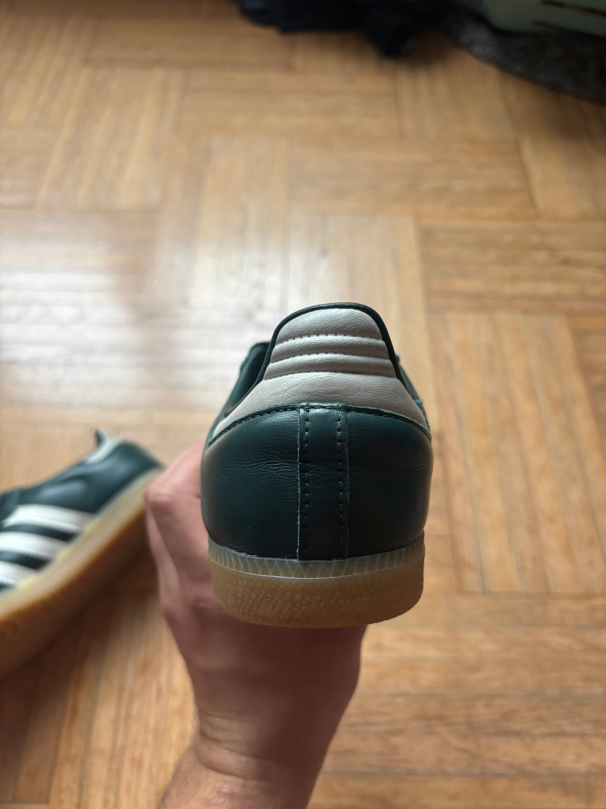 Adidas Samba OG Vert Foncé Blanc | Baskets Rétro - 36.5