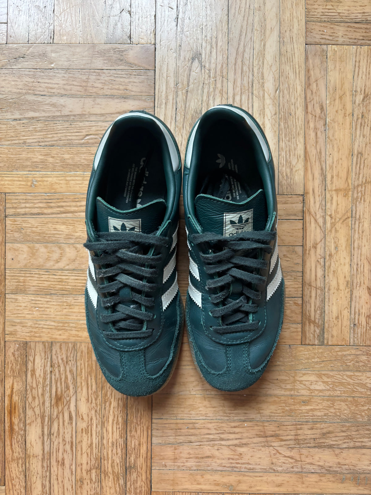 Adidas Samba OG Vert Foncé Blanc | Baskets Rétro - 36.5