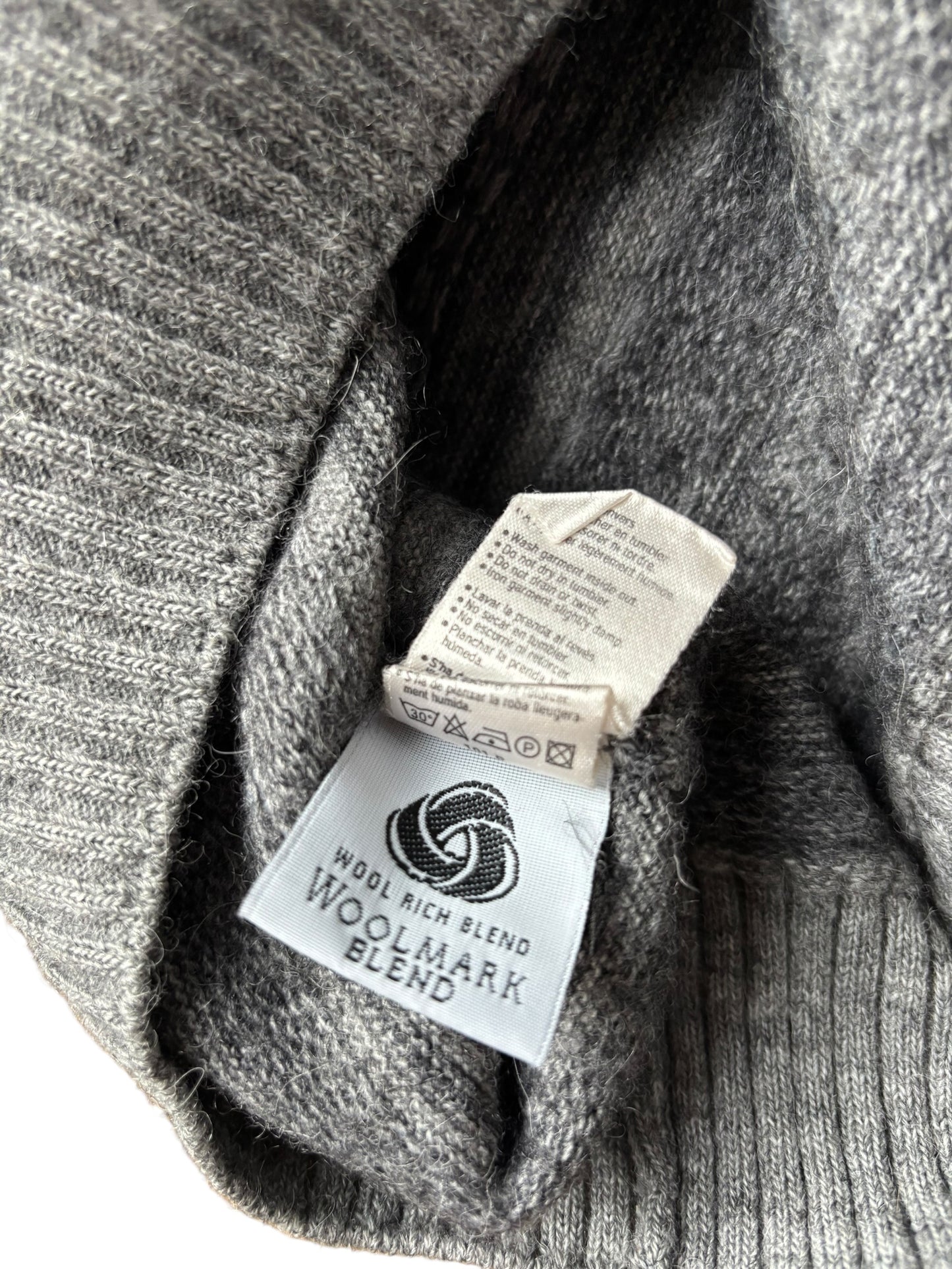 Pull col V Lacoste Vintage Gris - M