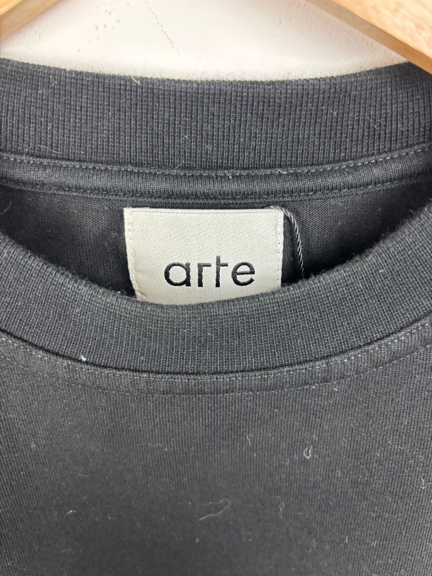 Arte Tee Shirt Noir Logo Dos - S