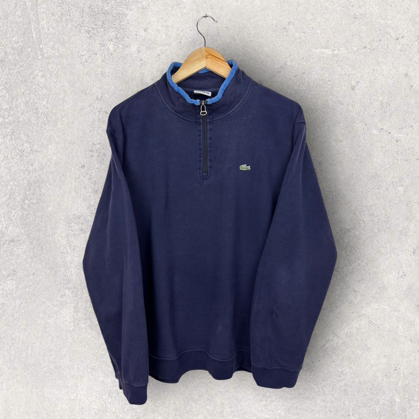 Lacoste Half Zip Bleu Marine - XL