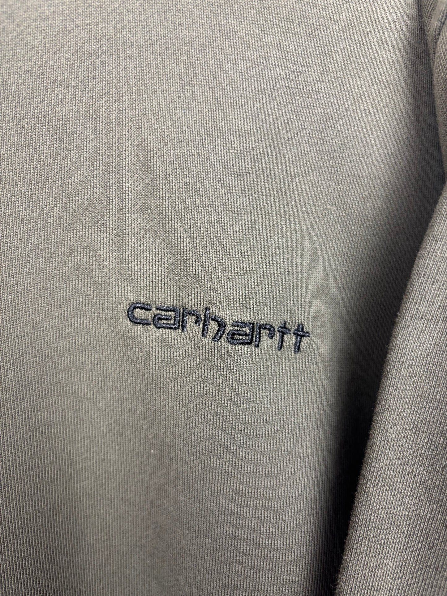 Carhartt Crewneck Marron Logo Brodé - XL